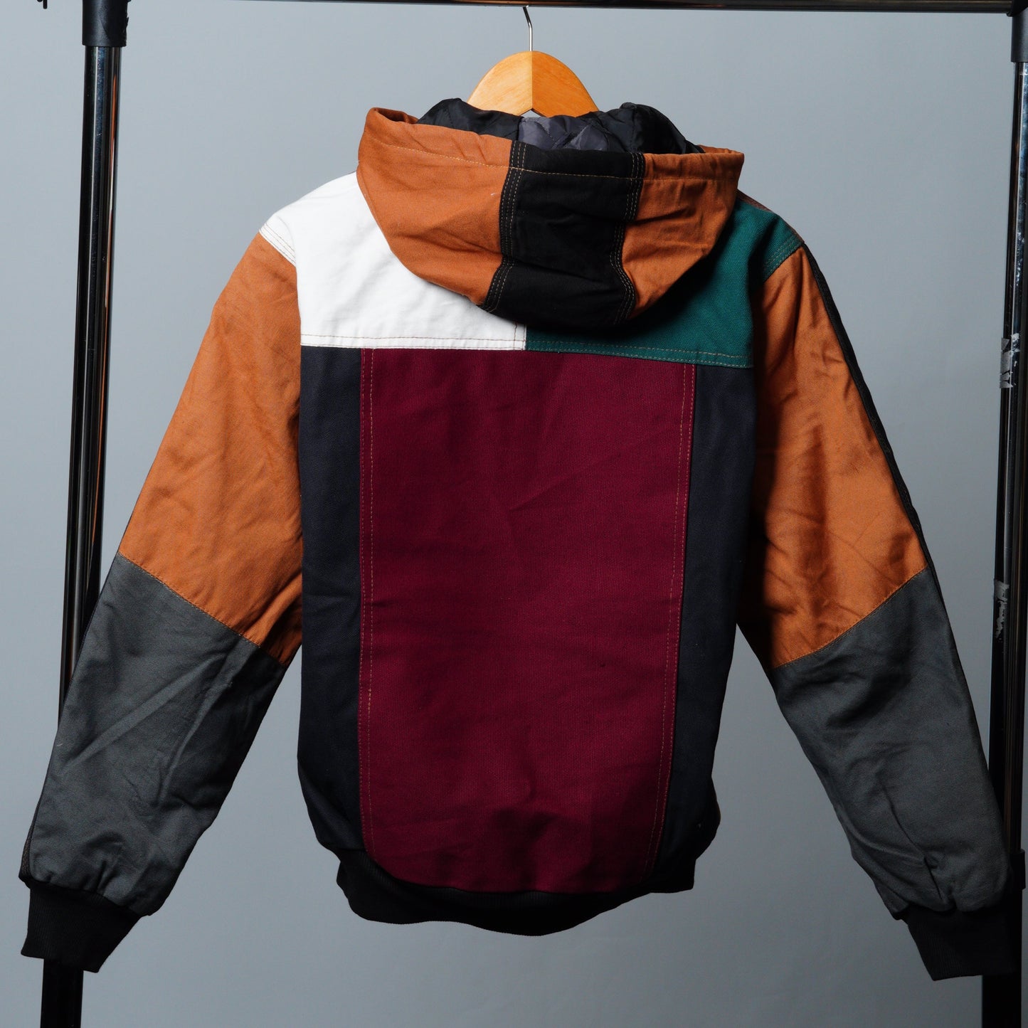 Workwear Colorblock Hooded Jacket Size XXS