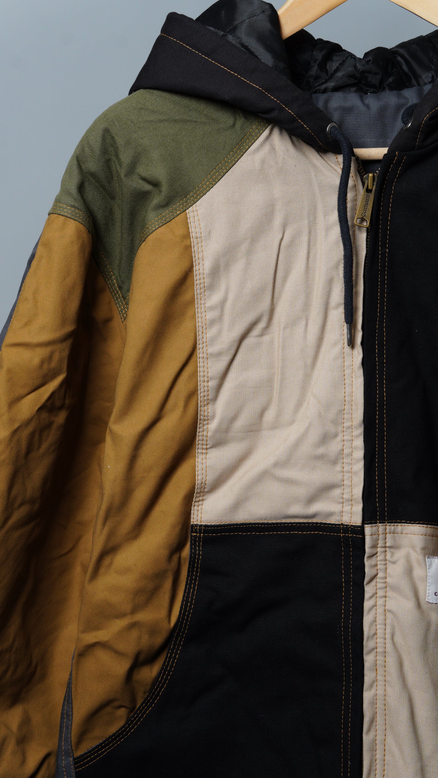 Workwear Colorblock Hooded Jacket Size XL