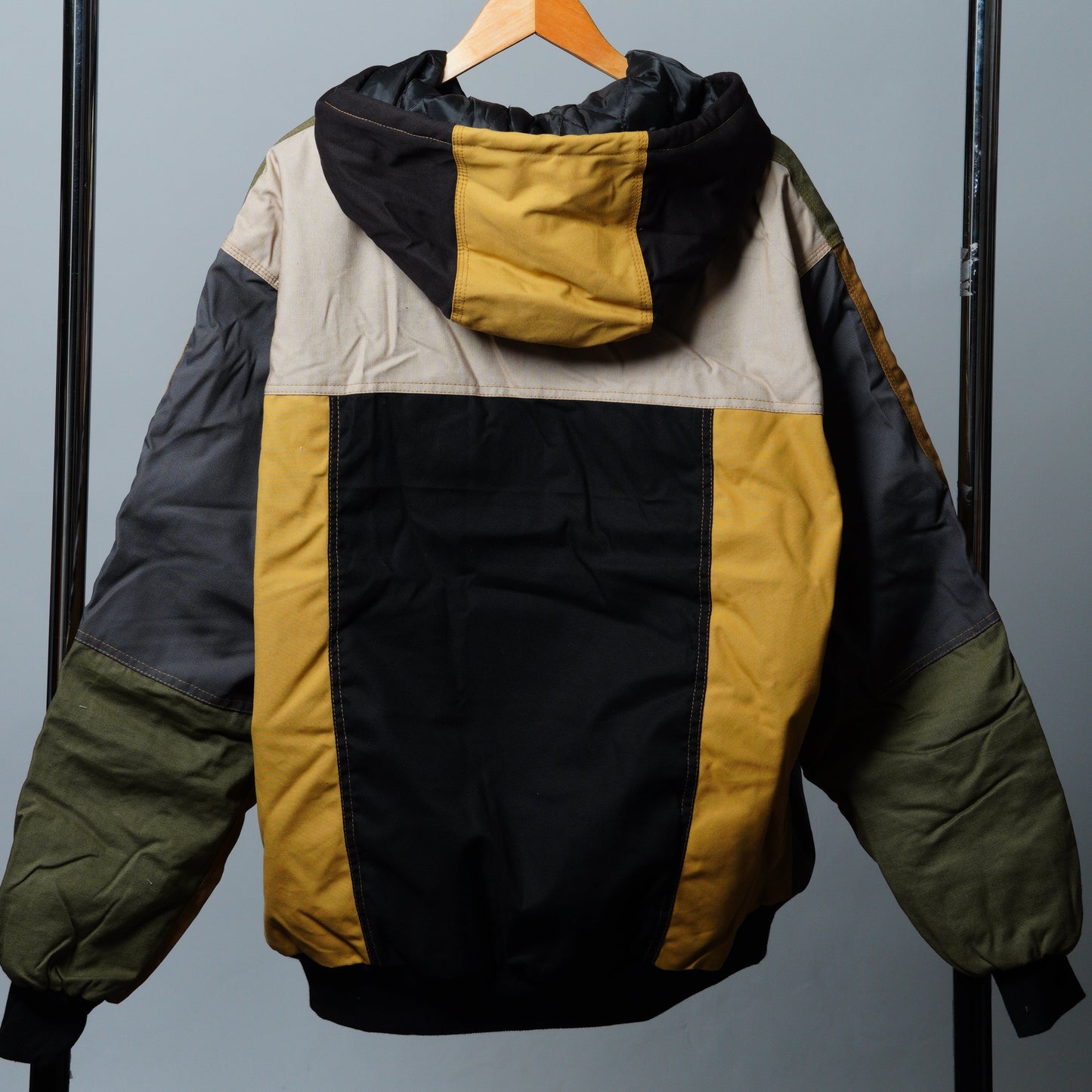 Workwear Colorblock Hooded Jacket Size XL