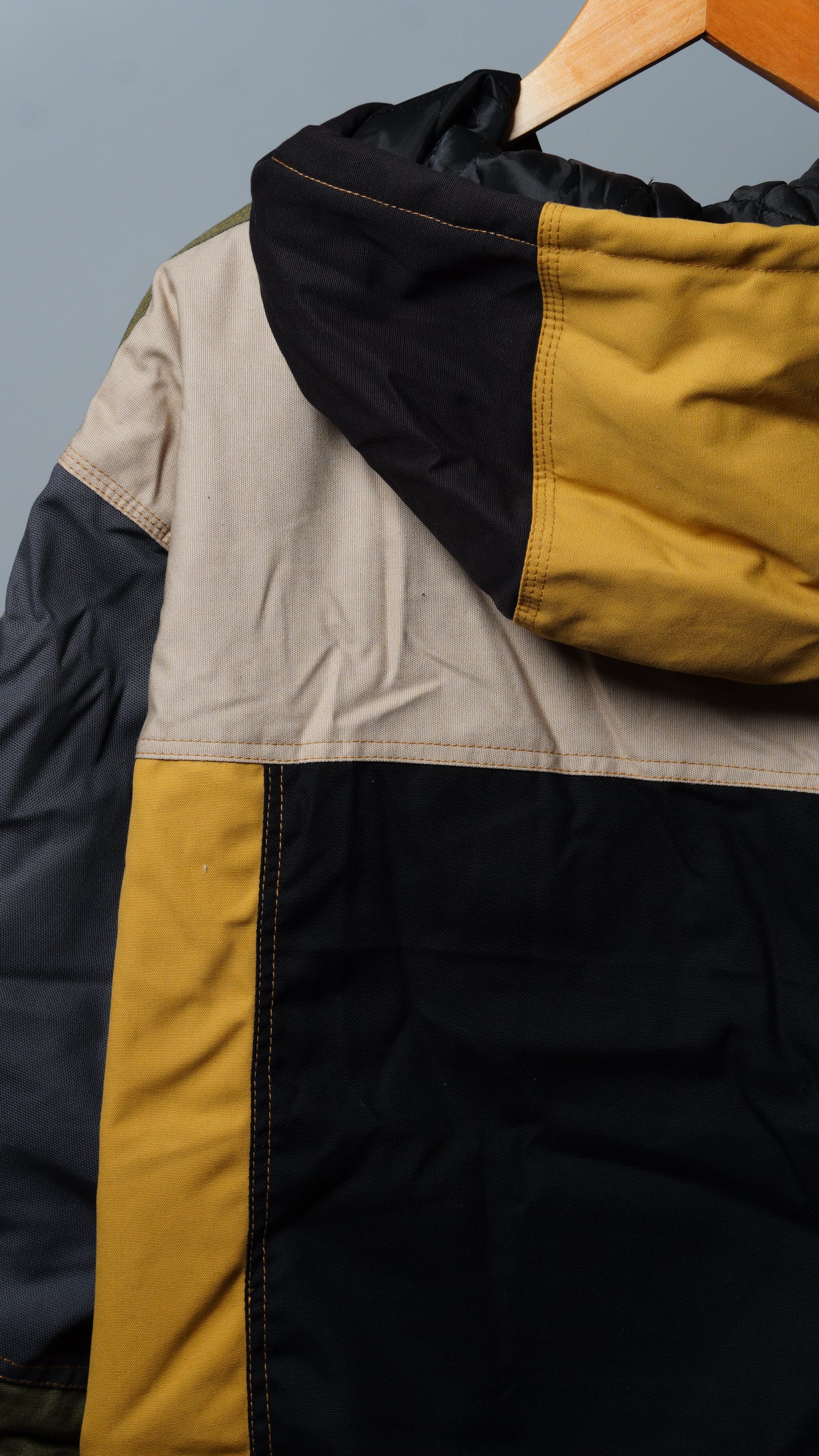 Workwear Colorblock Hooded Jacket Size XL