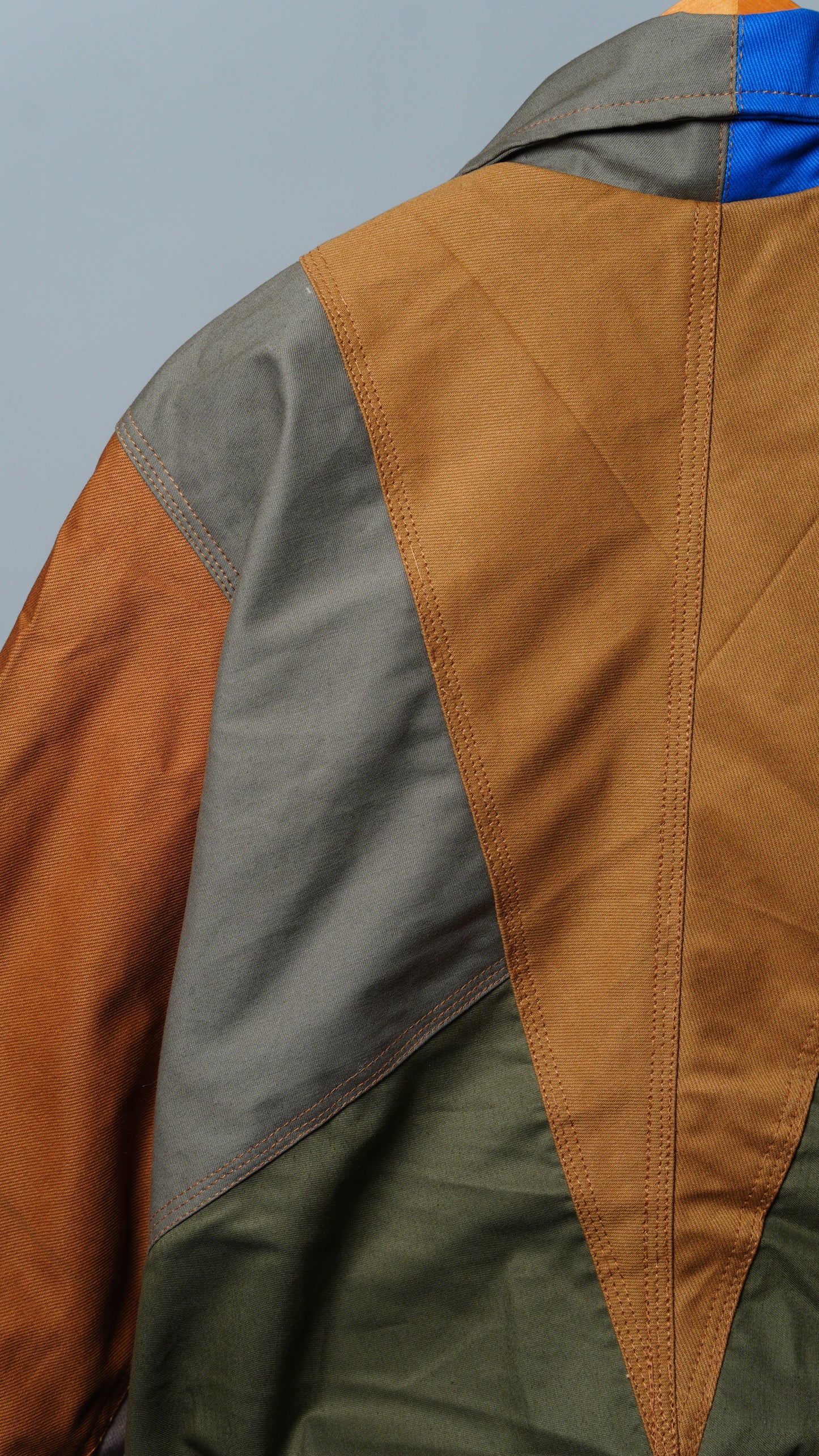 Workwear Colorblock Geometric Jacket Size M