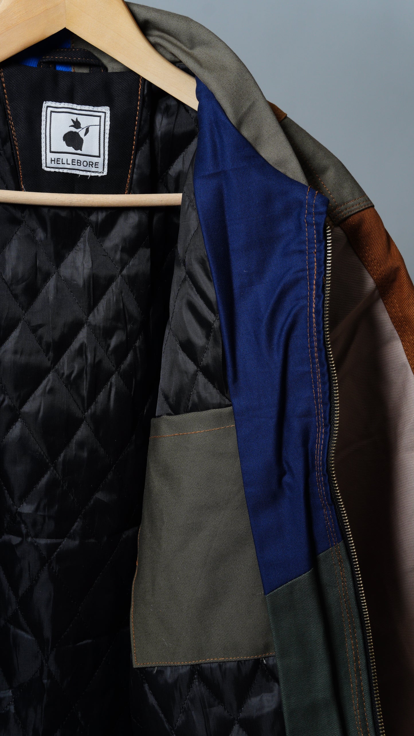 Workwear Colorblock Geometric Jacket Size M