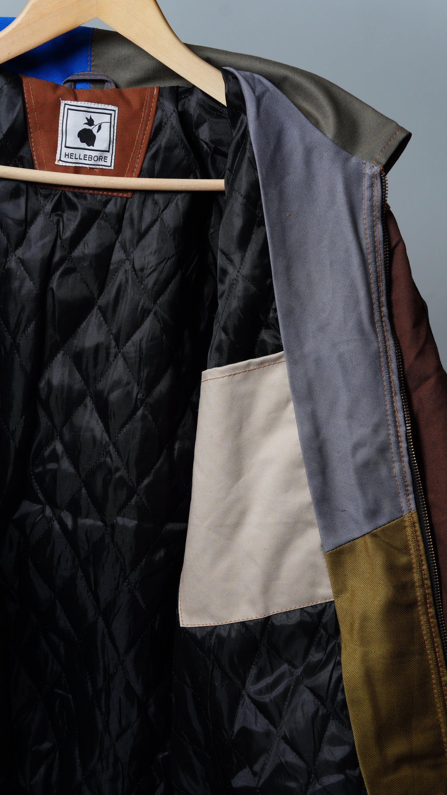 Workwear Colorblock Geometric Jacket Size L