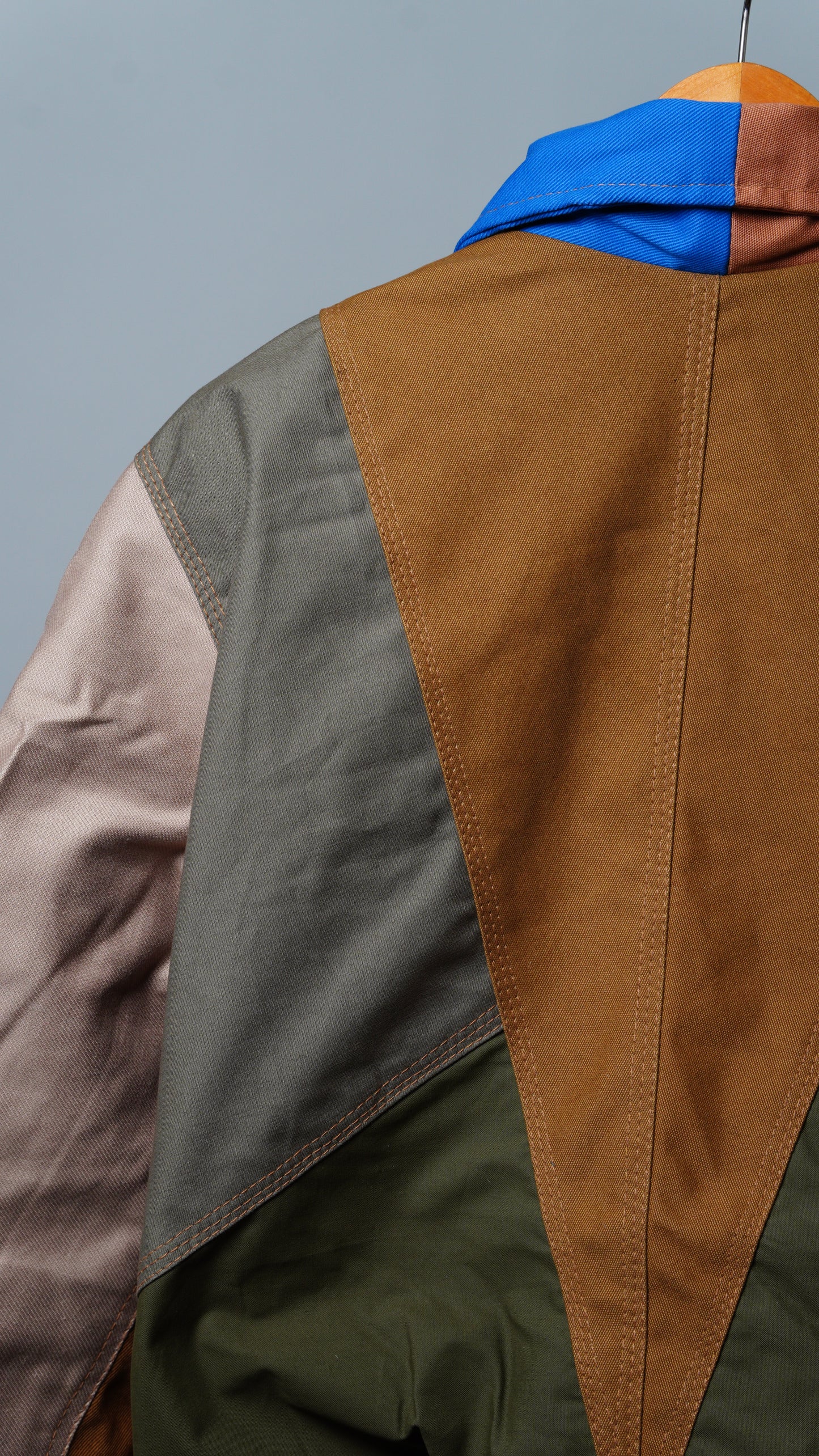 Workwear Colorblock Geometric Jacket Size M