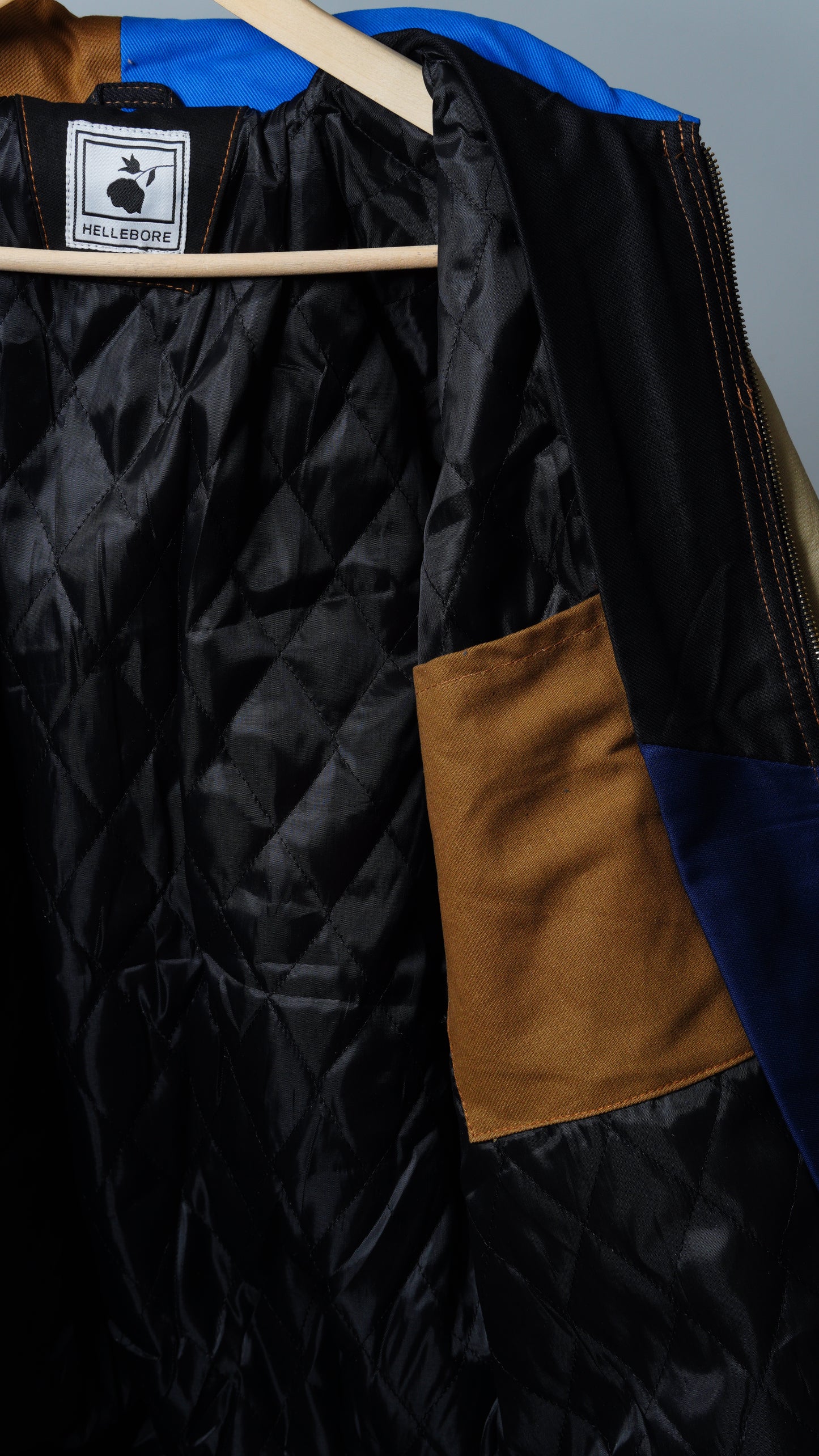 Workwear Colorblock Geometric Jacket Size L