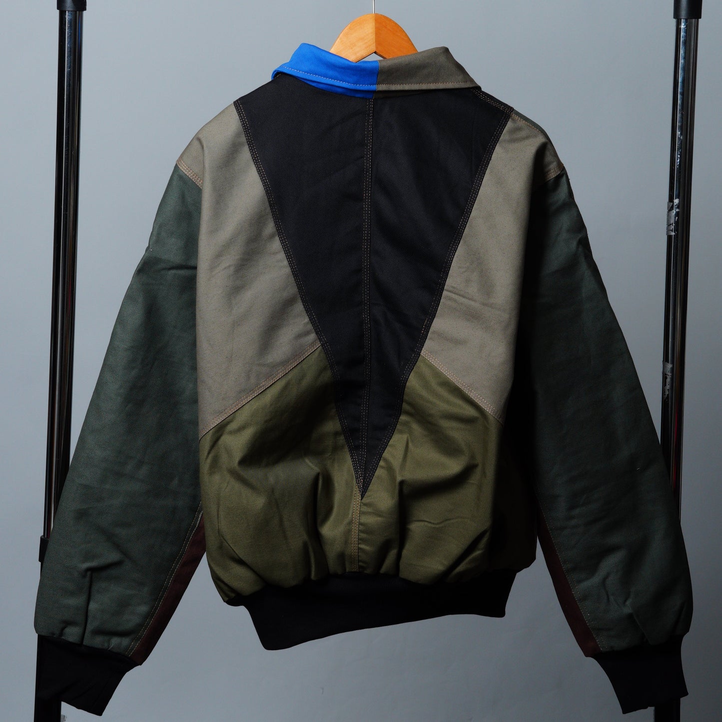 Workwear Colorblock Geometric Jacket Size M