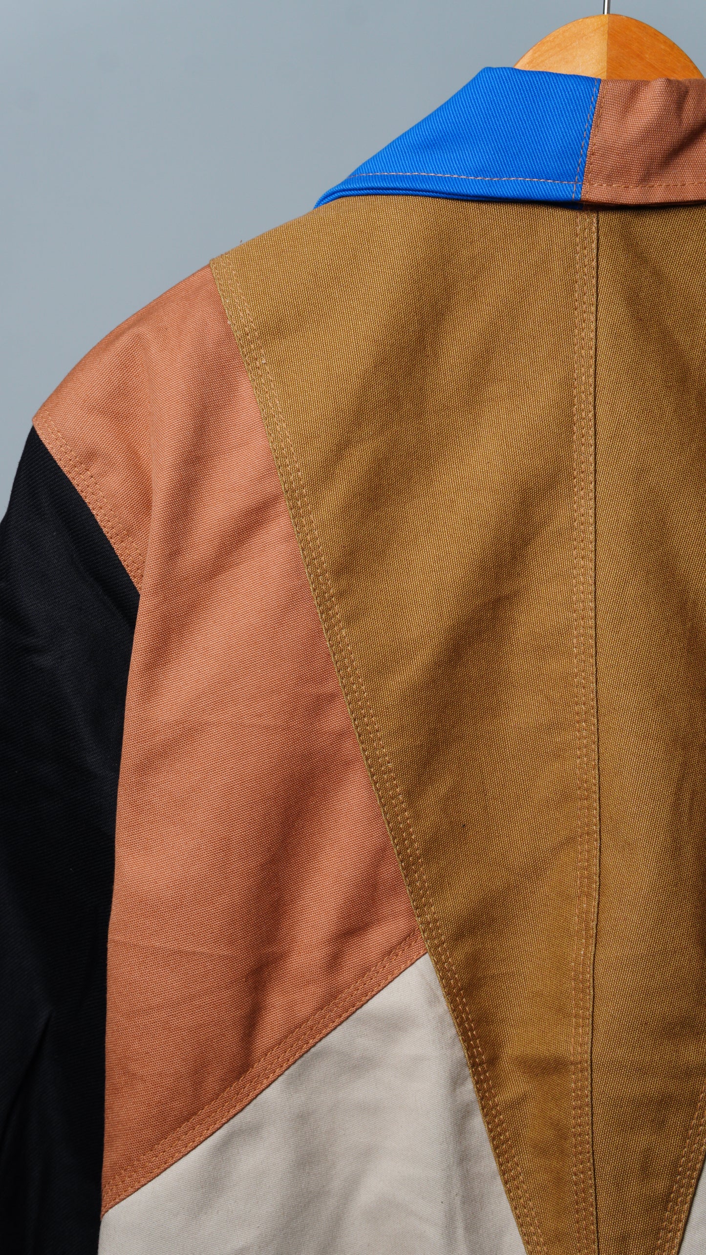 Workwear Colorblock Geometric Jacket Size M
