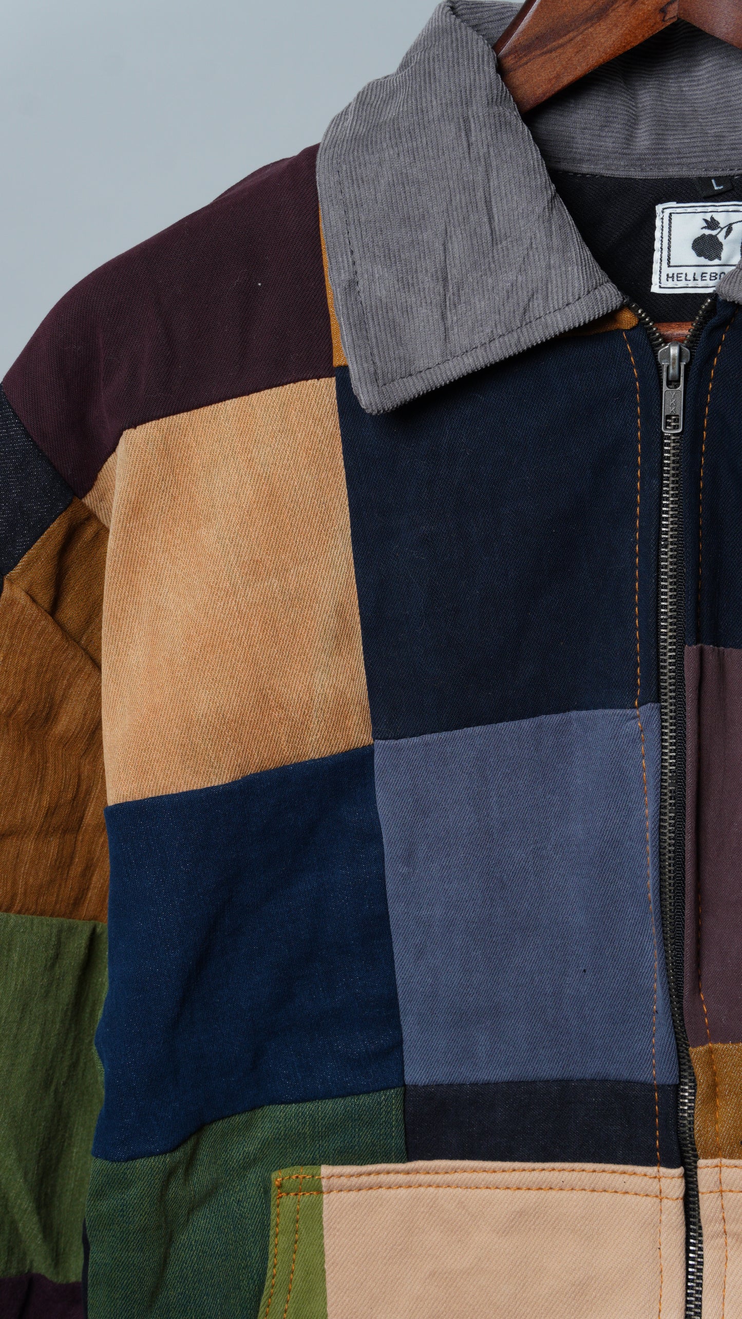 Upcycled Patchwork Jacket Size L