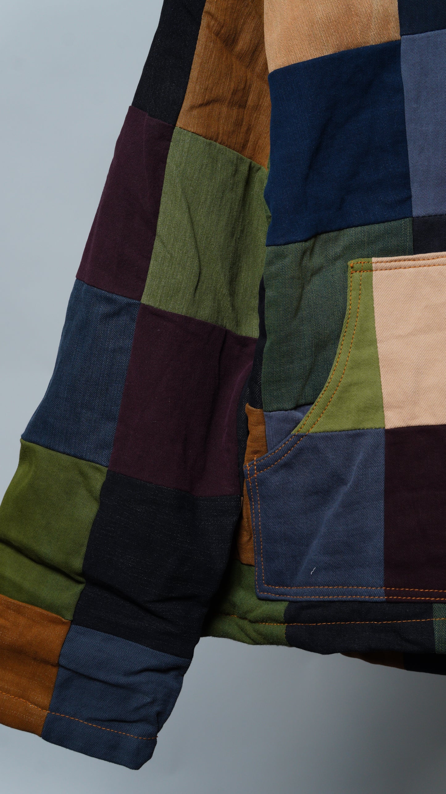 Upcycled Patchwork Jacket Size L