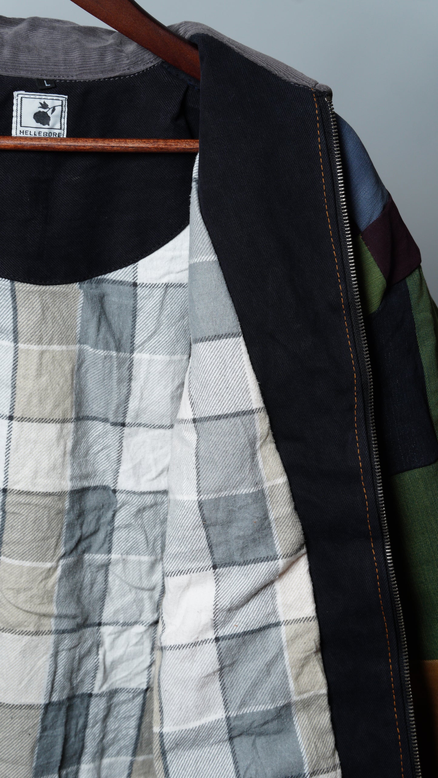 Upcycled Patchwork Jacket Size L