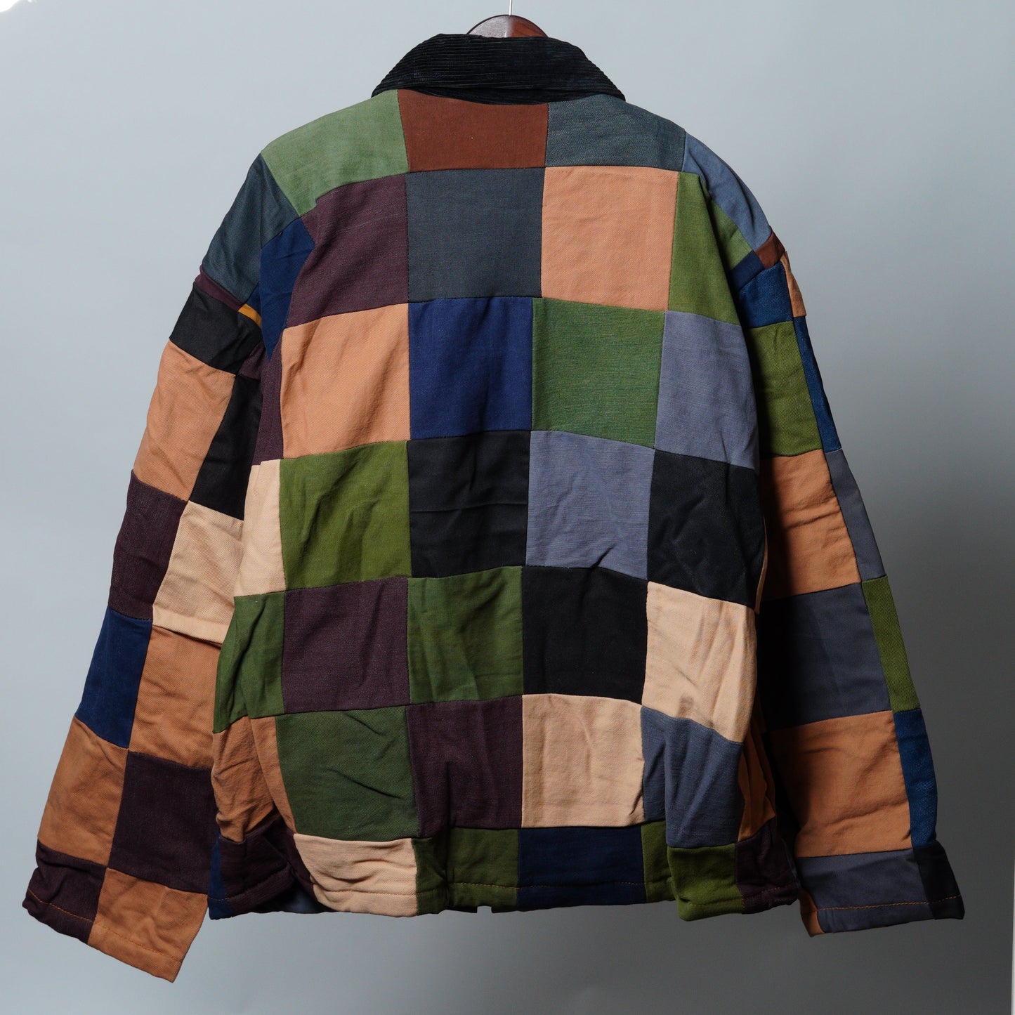 Upcycled Patchwork Jacket Size 3XL