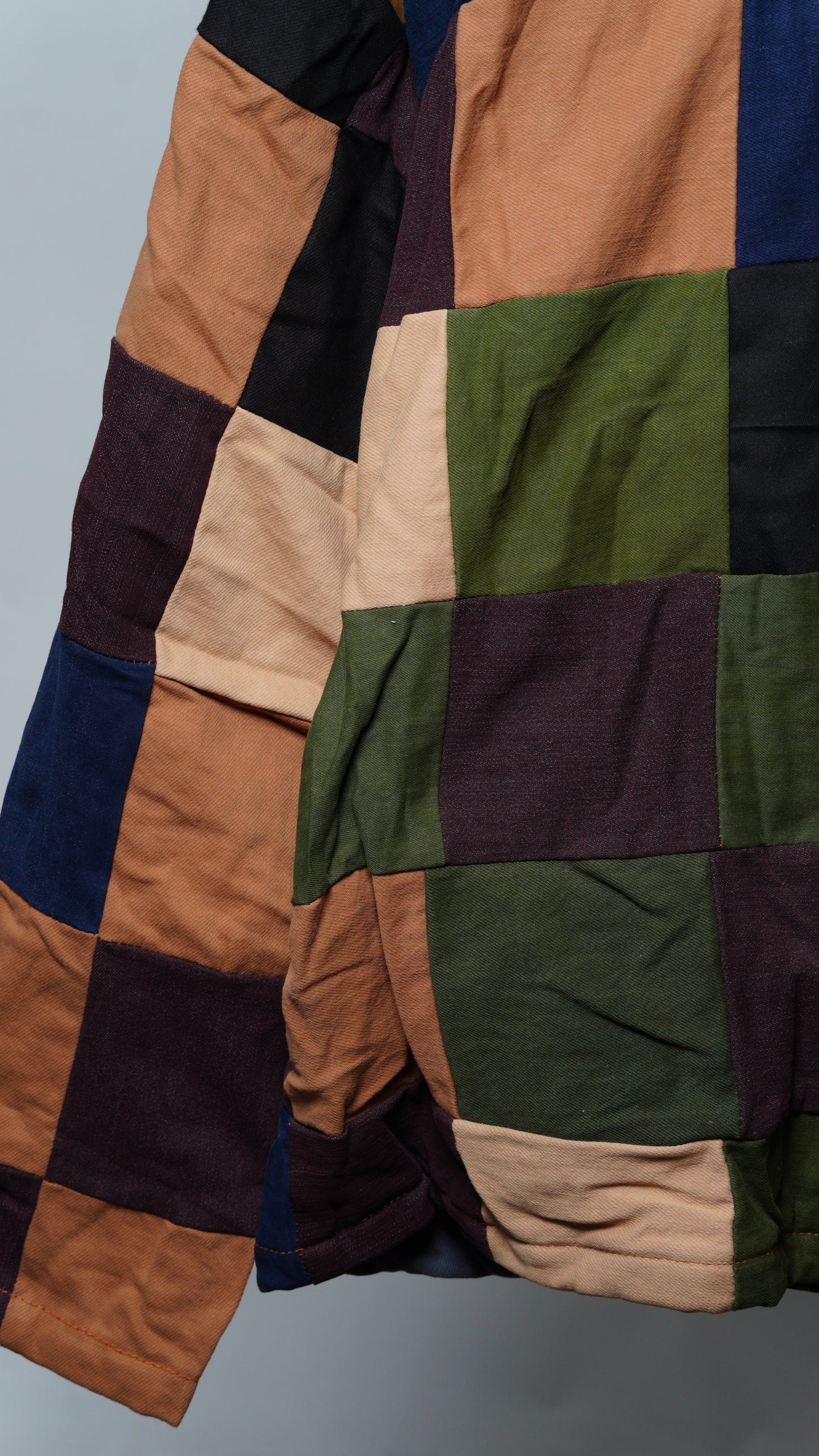 Upcycled Patchwork Jacket Size 3XL