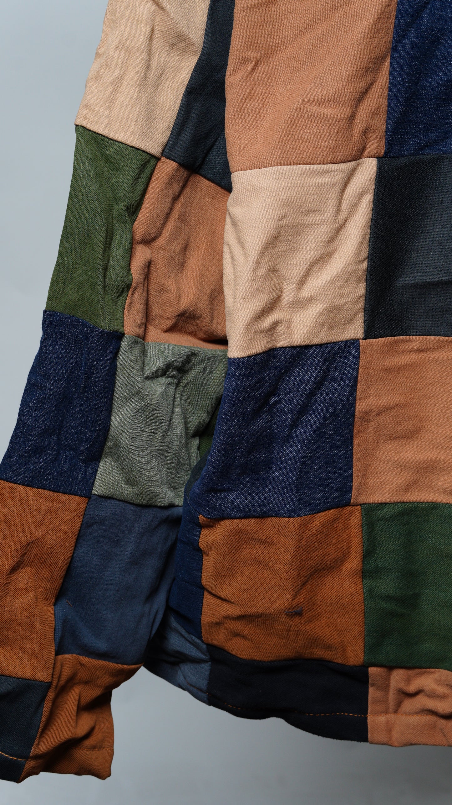 Upcycled Patchwork Jacket Size 3XL