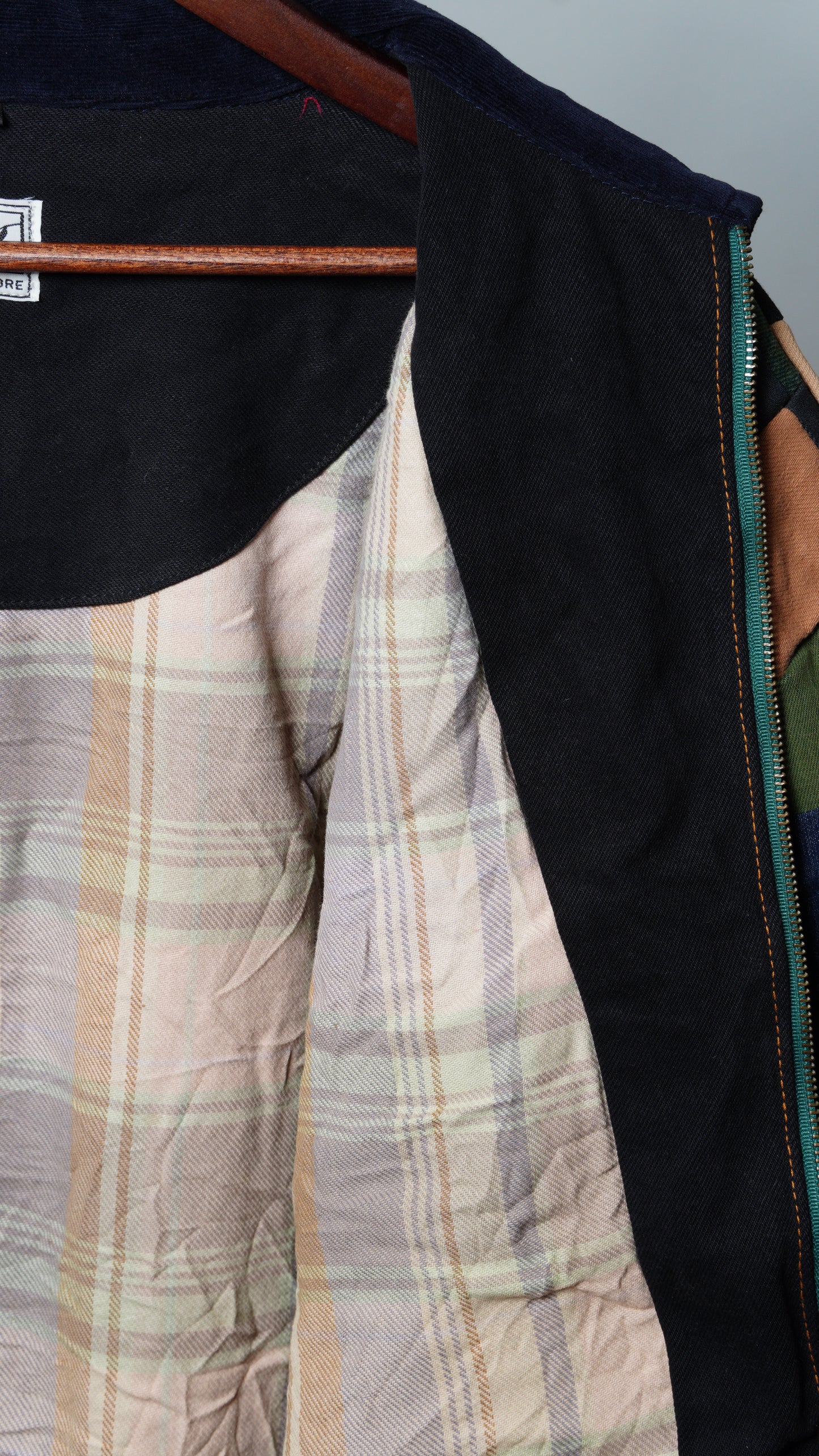 Upcycled Patchwork Jacket Size 3XL