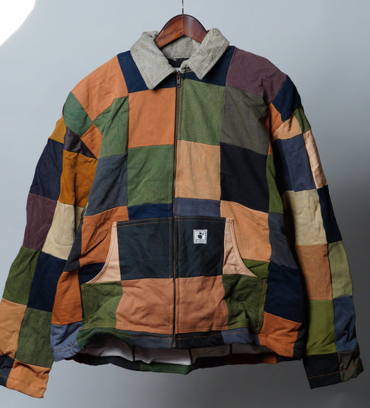 Upcycled Patchwork Jacket Size XL