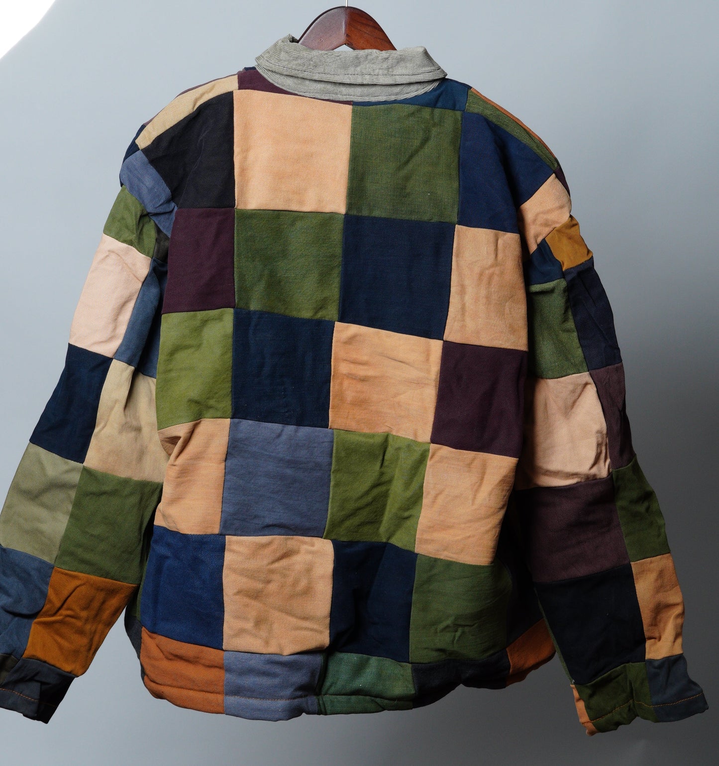 Upcycled Patchwork Jacket Size XL