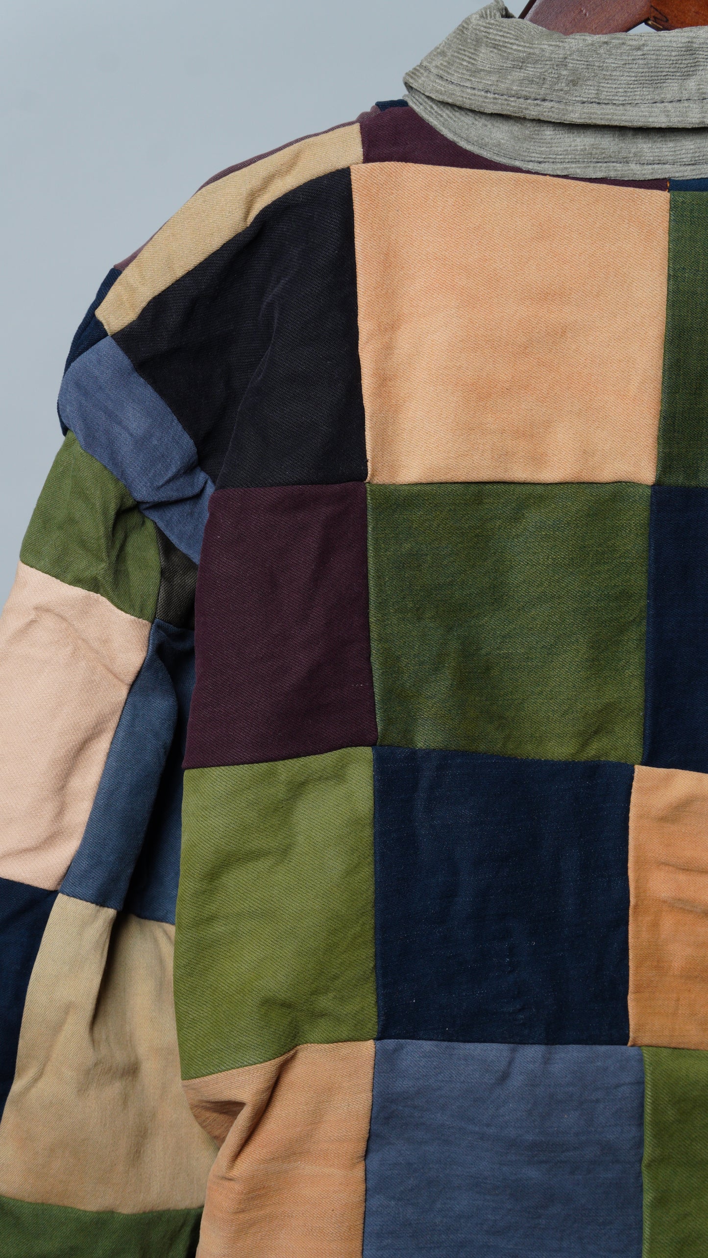 Upcycled Patchwork Jacket Size XL