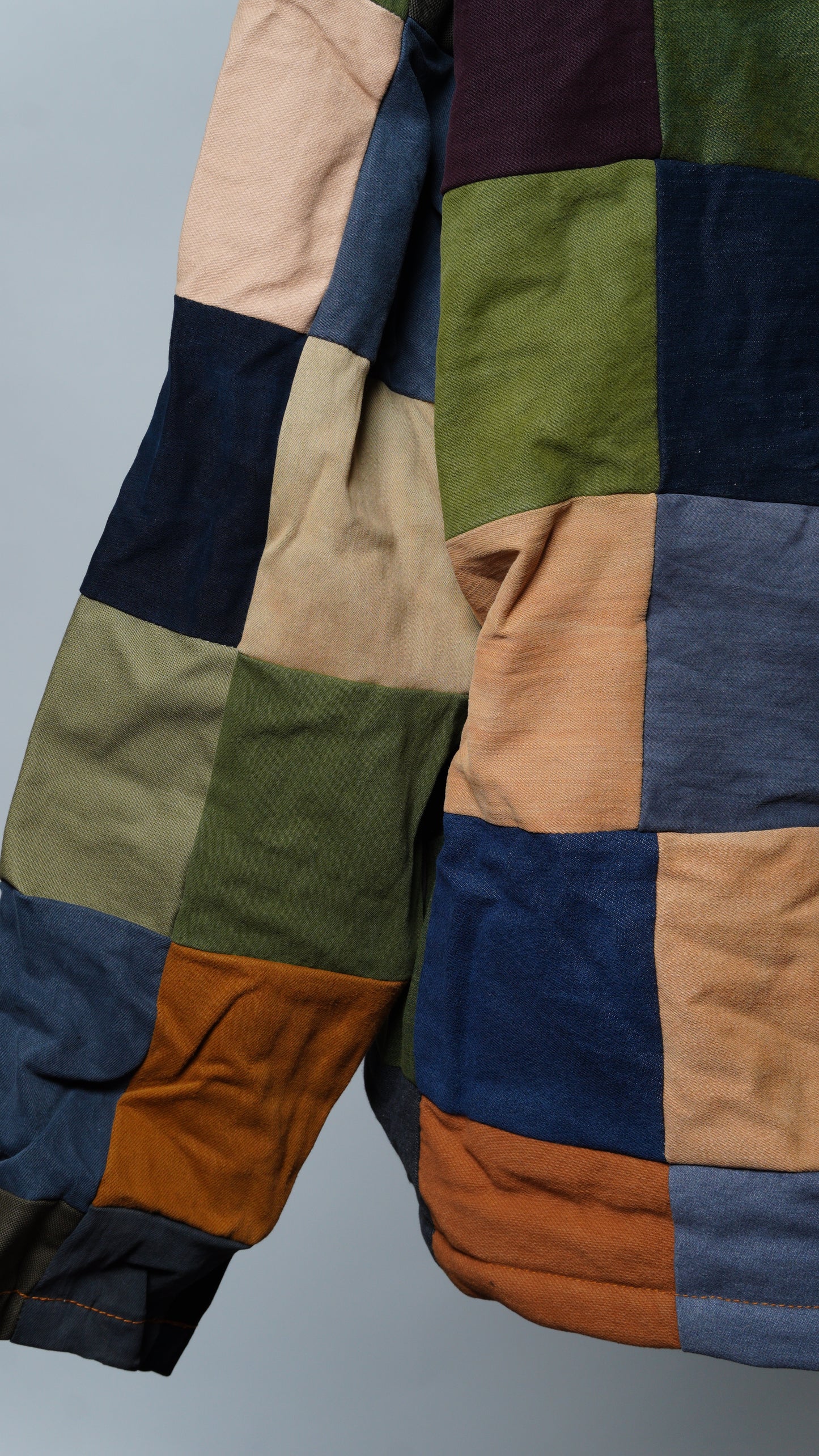 Upcycled Patchwork Jacket Size XL