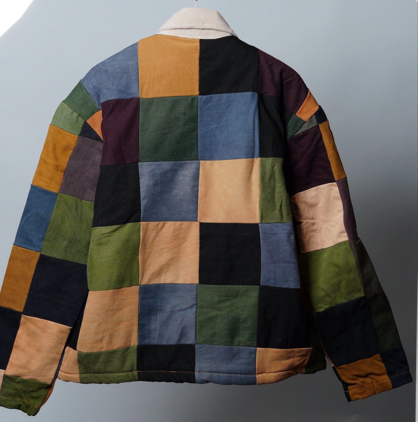 Upcycled Patchwork Jacket Size XL