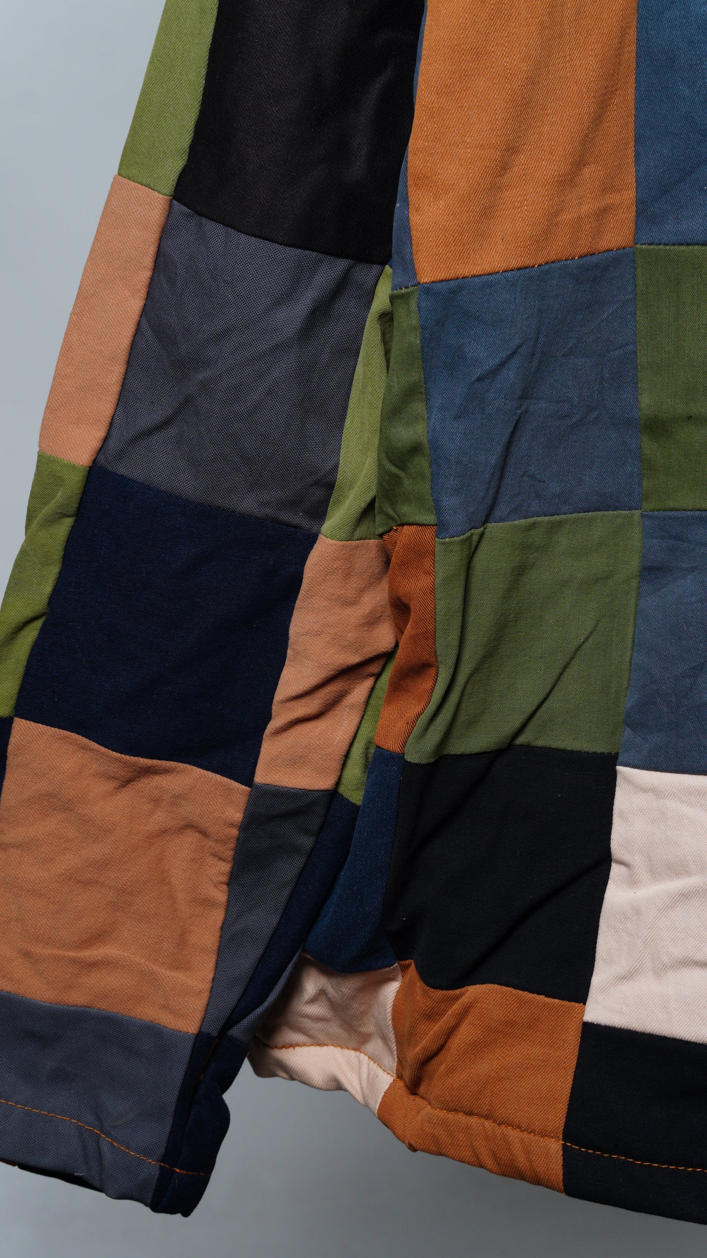 Upcycled Patchwork Jacket Size 3XL