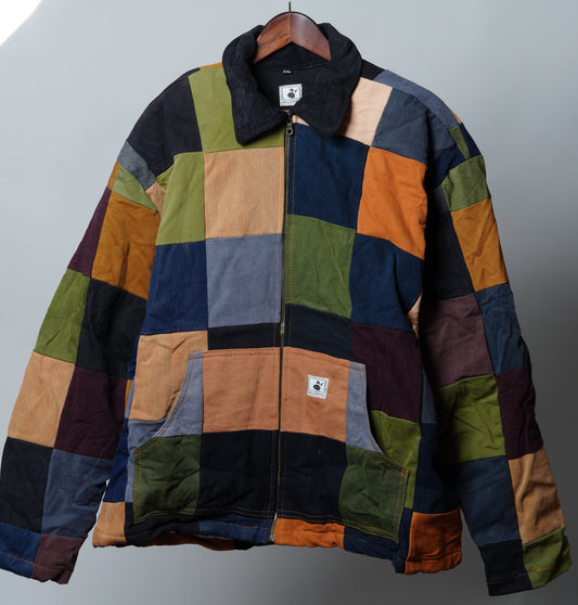 Upcycled Patchwork Jacket Size XXL