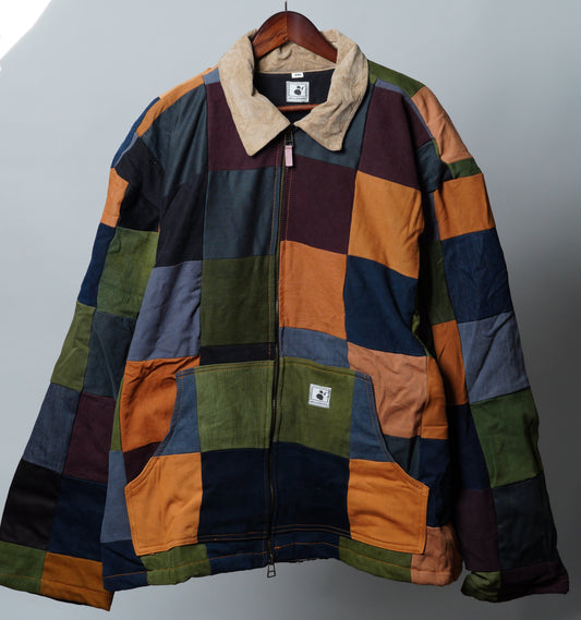 Upcycled Patchwork Jacket Size 4XL