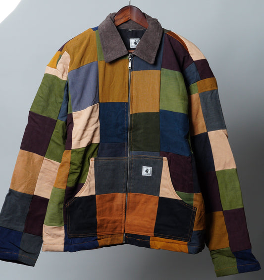 Upcycled Patchwork Jacket Size XL