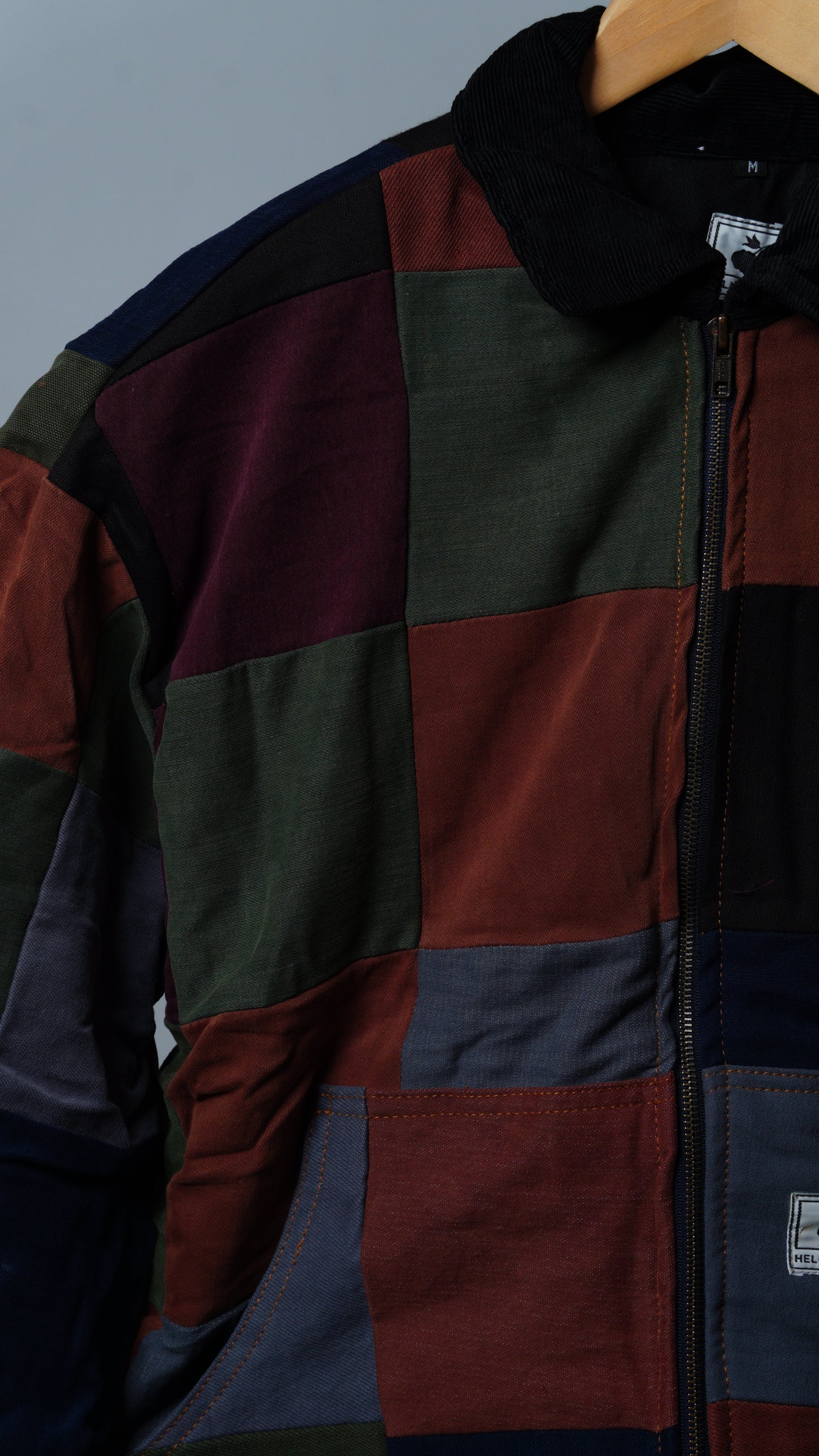 Upcycled Patchwork Jacket Size M