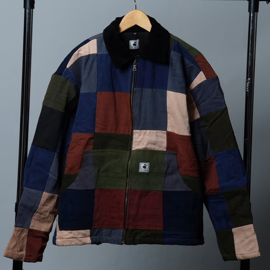 Upcycled Patchwork Jacket Size M
