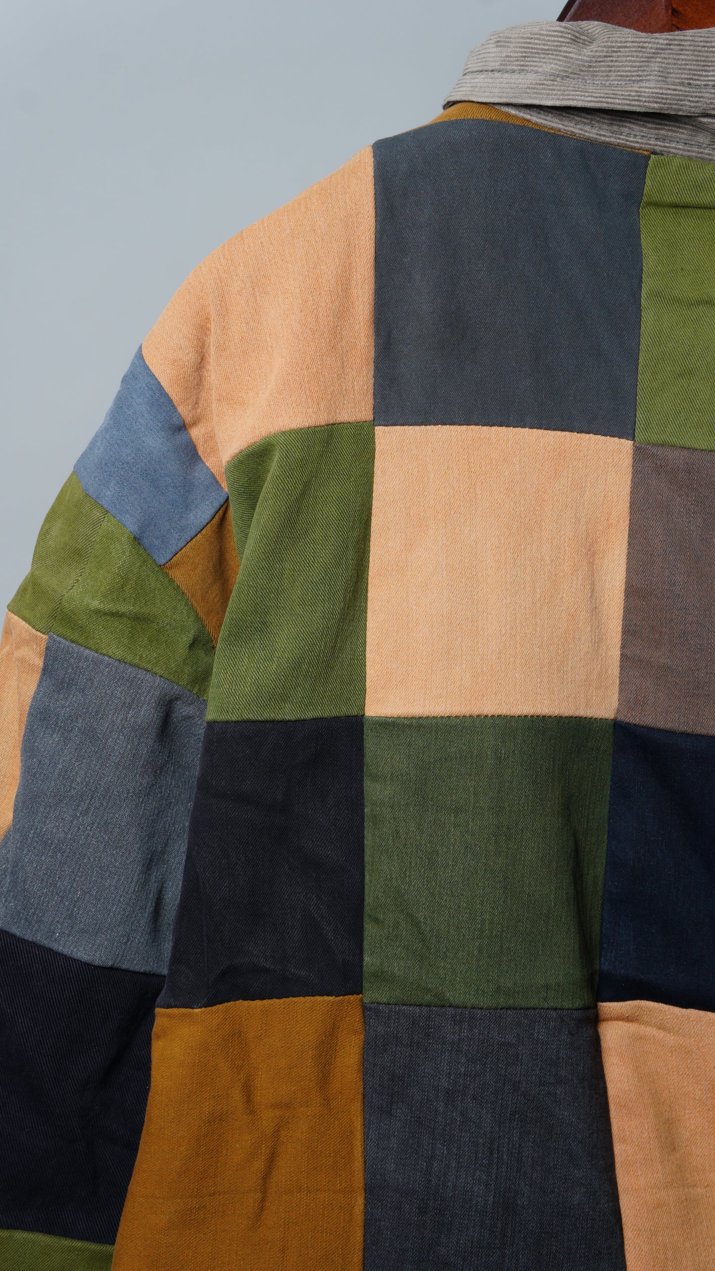 Upcycled Patchwork Jacket Size XL