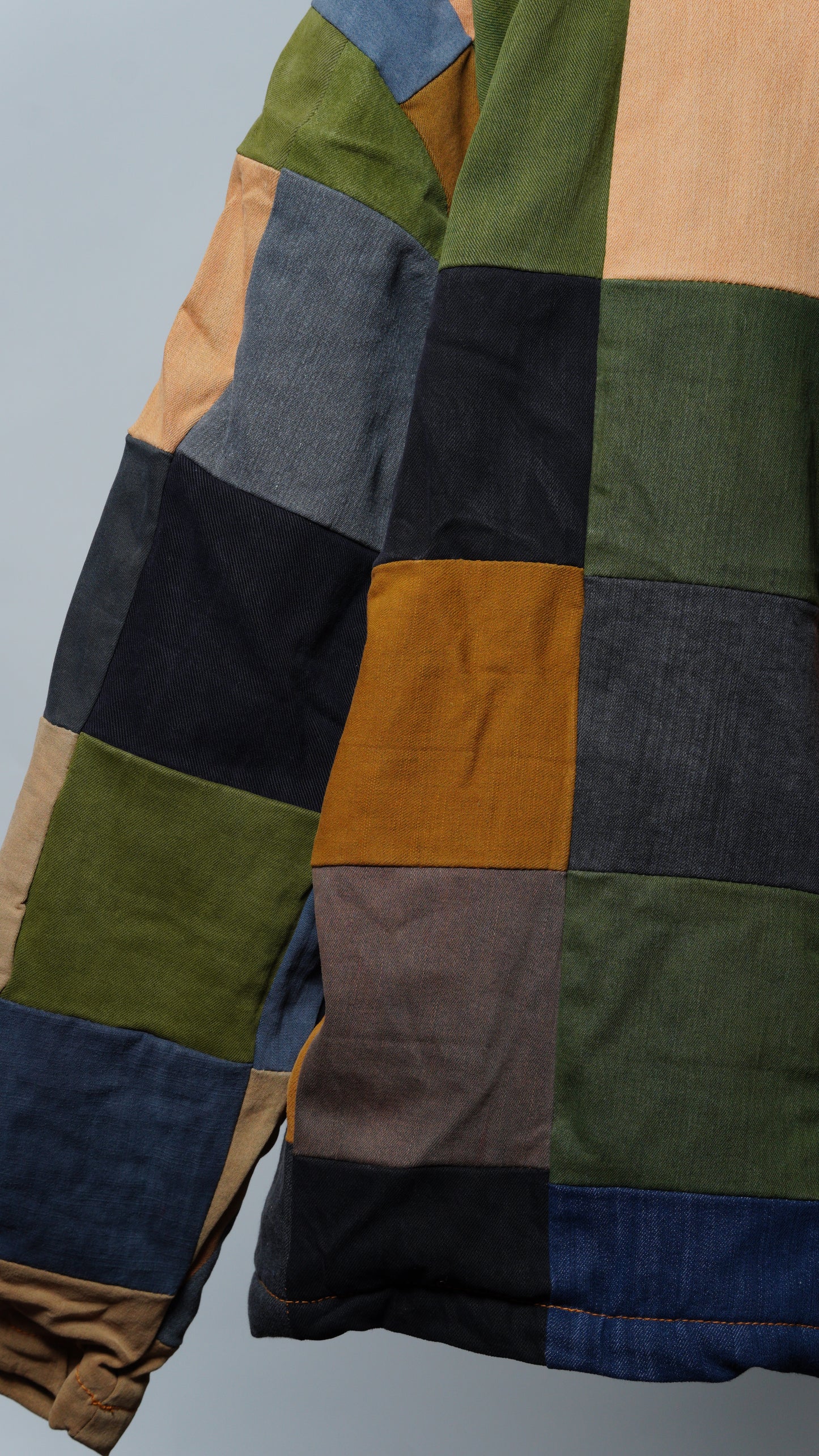 Upcycled Patchwork Jacket Size XL