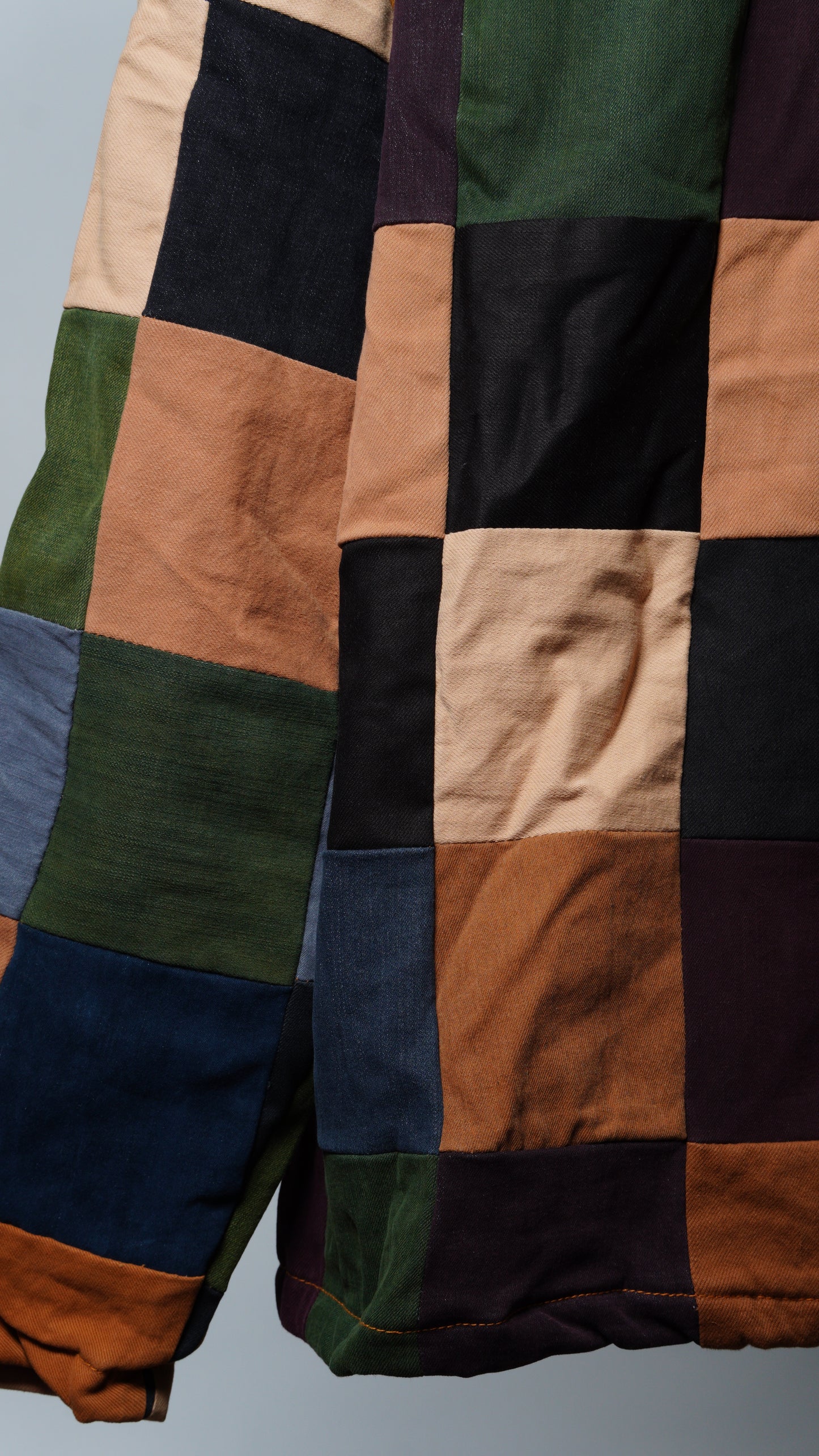 Upcycled Patchwork Jacket Size 4XL