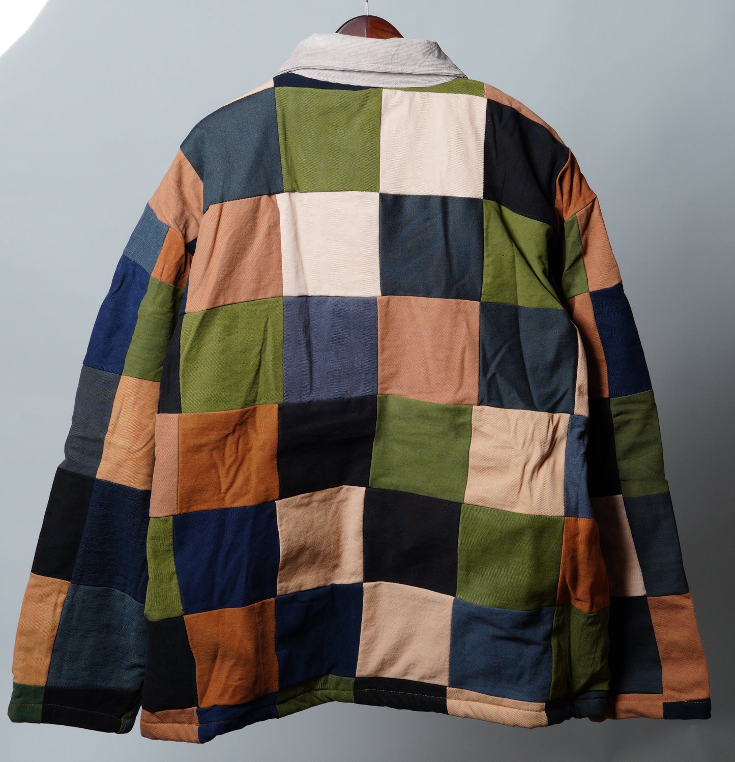 Upcycled Patchwork Jacket Size 4XL