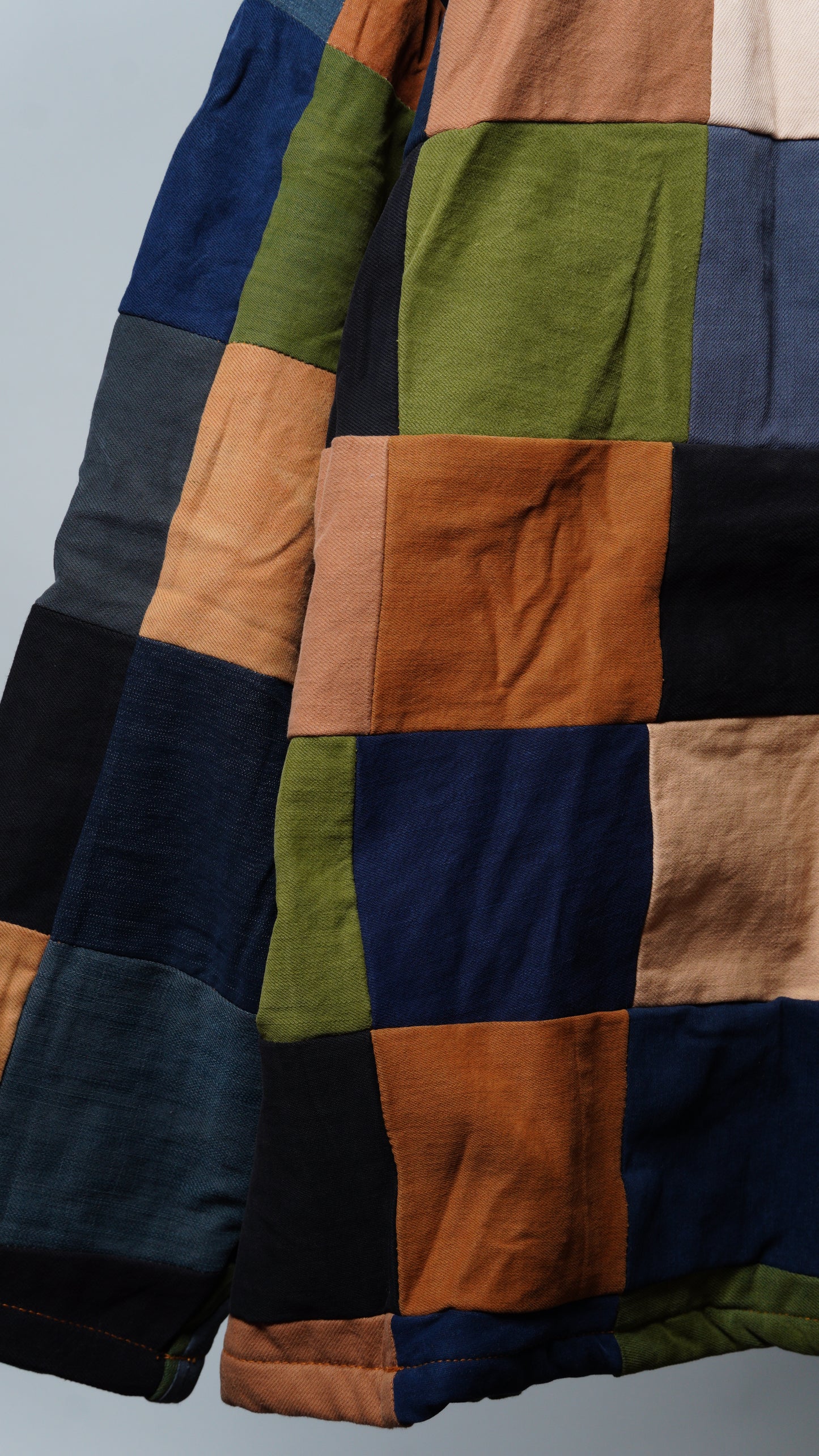 Upcycled Patchwork Jacket Size 4XL