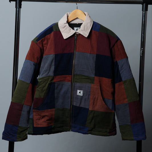 Upcycled Patchwork Jacket Size S
