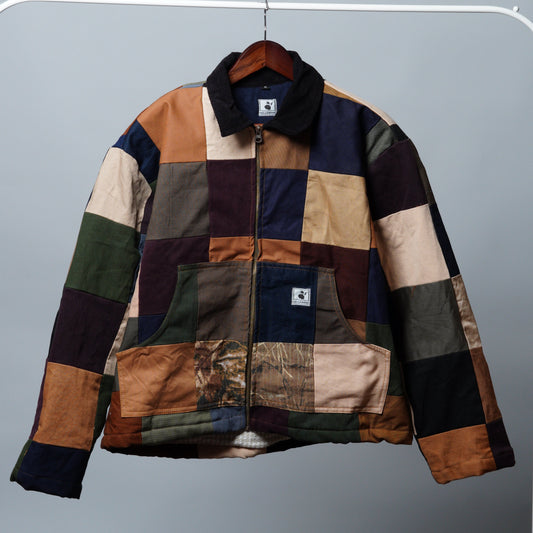 Upcycled Patchwork Jacket Size M