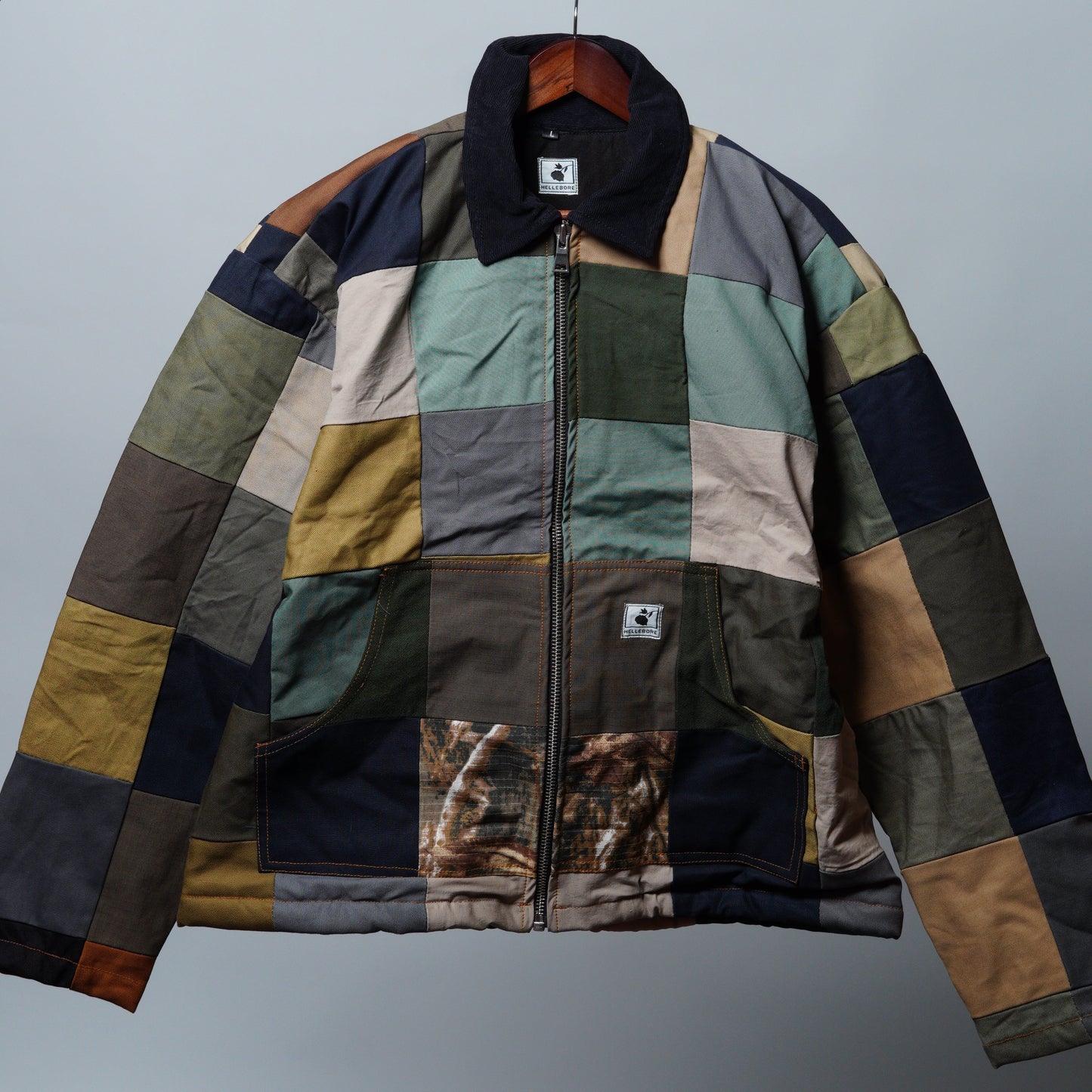 Upcycled Patchwork Jacket Size L