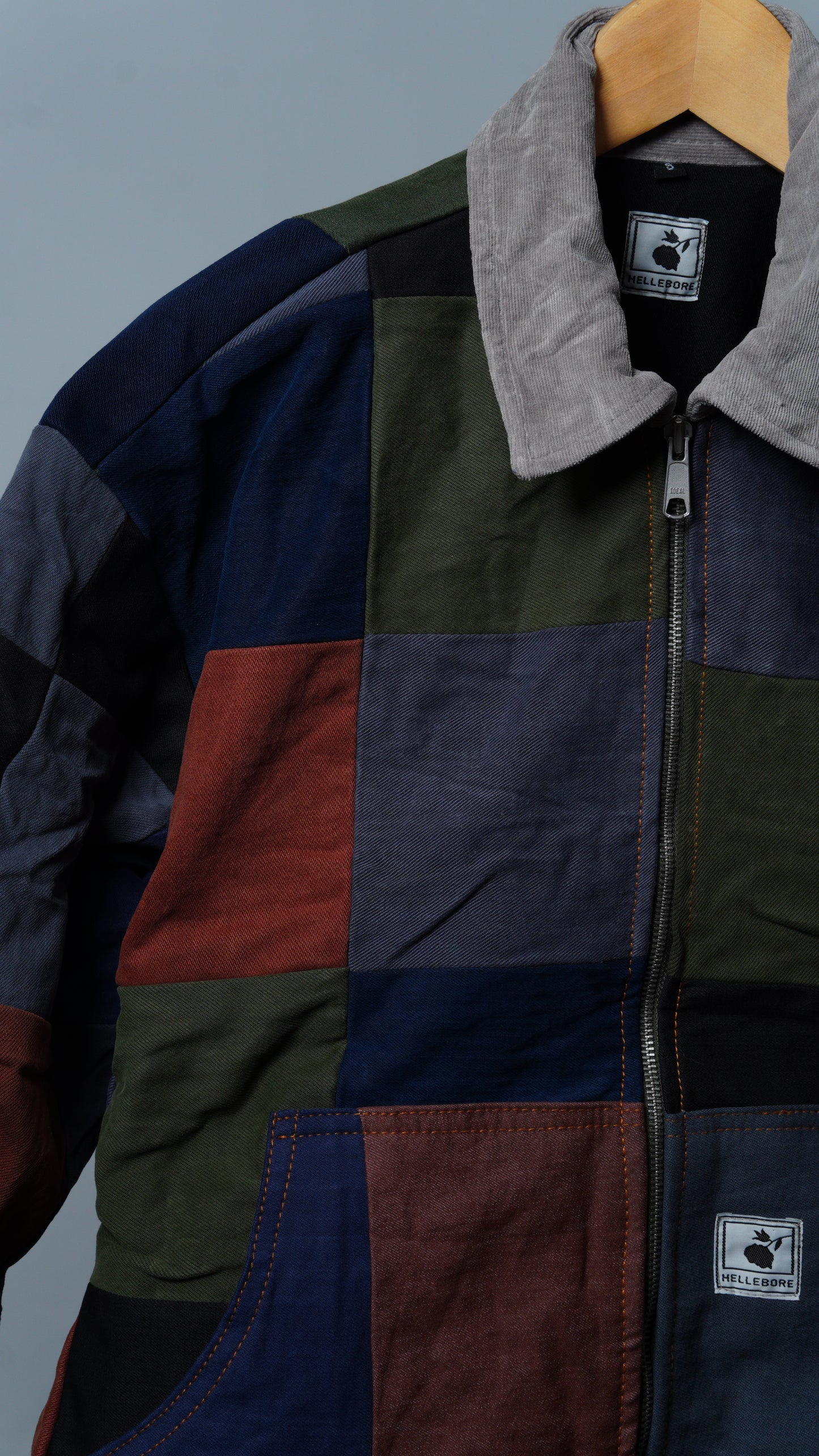 Upcycled Patchwork Jacket Size S