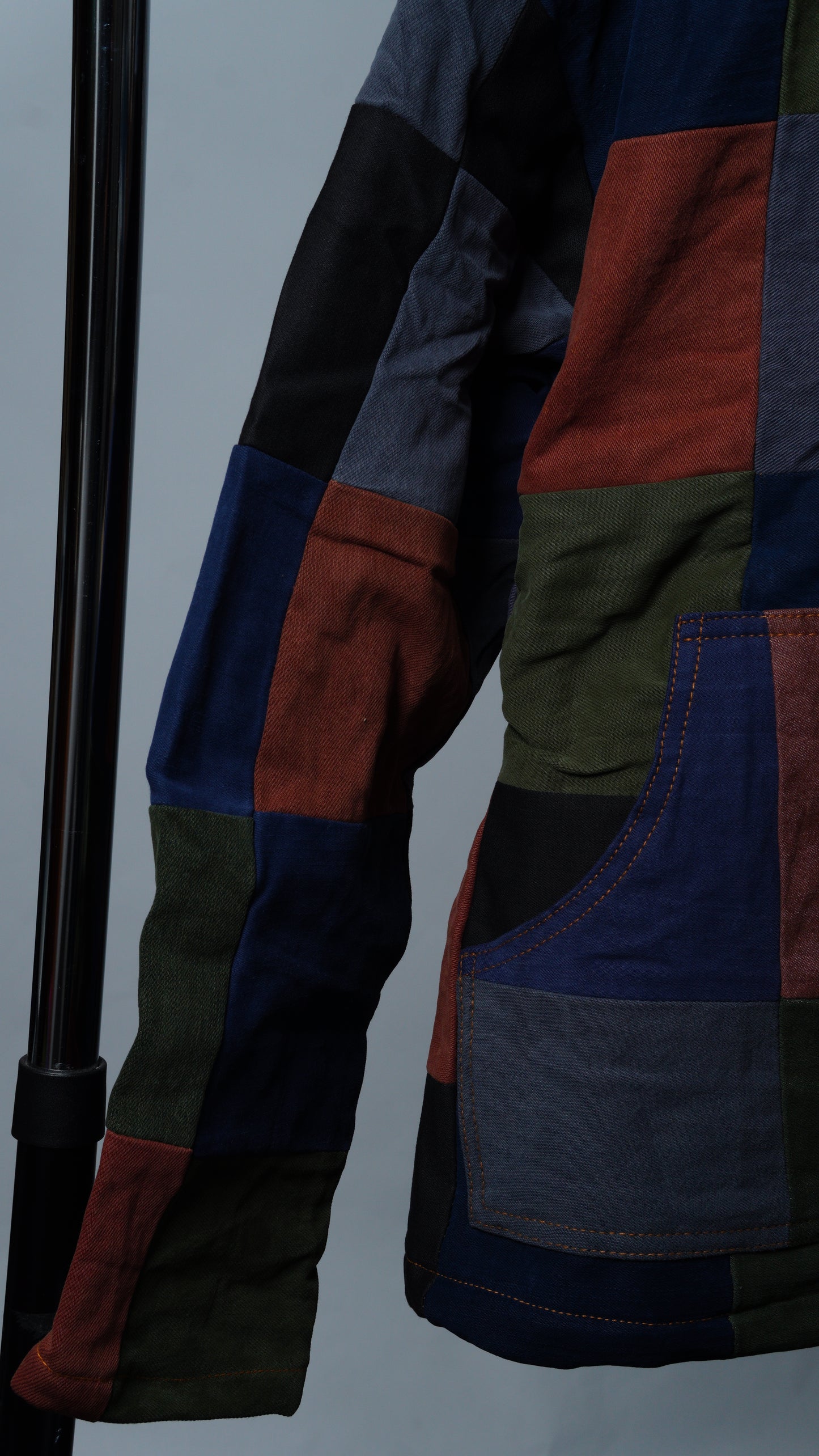 Upcycled Patchwork Jacket Size S