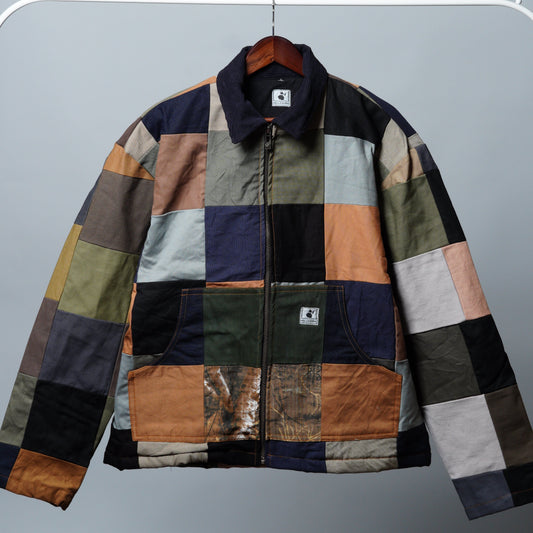 Upcycled Patchwork Jacket Size L