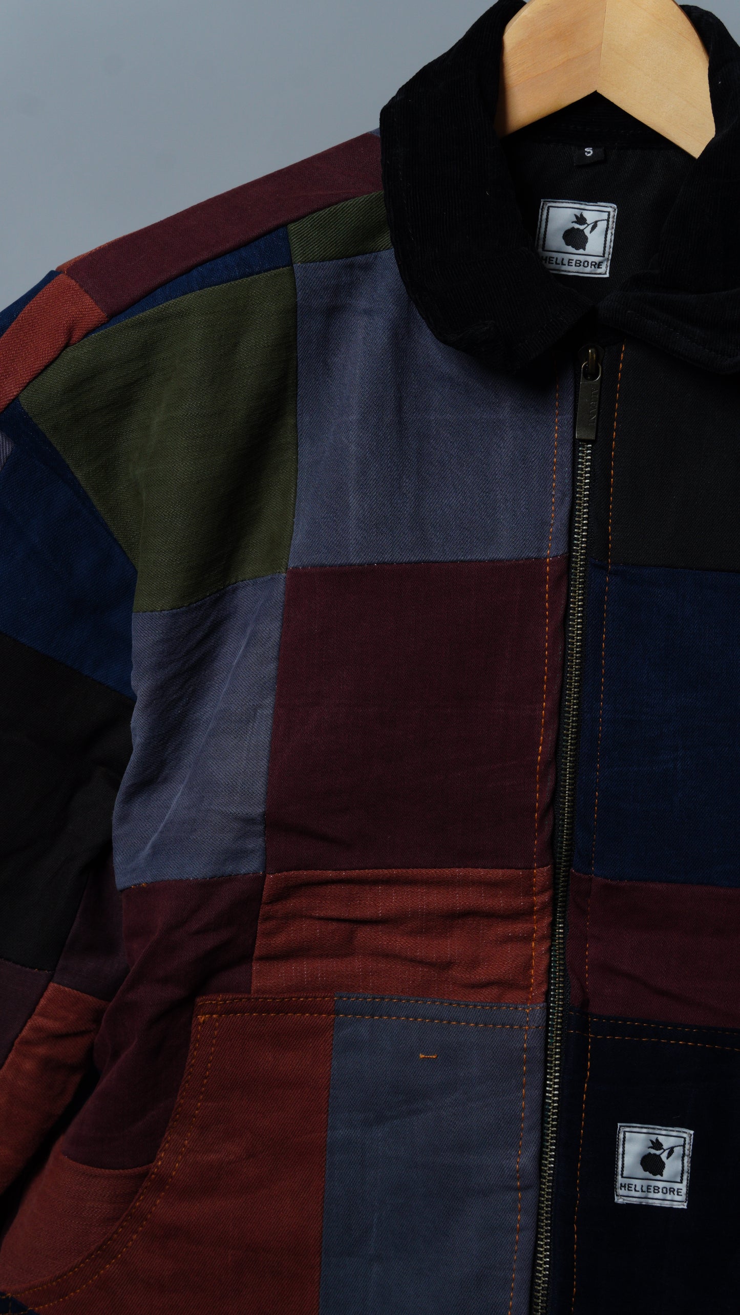Upcycled Patchwork Jacket Size S