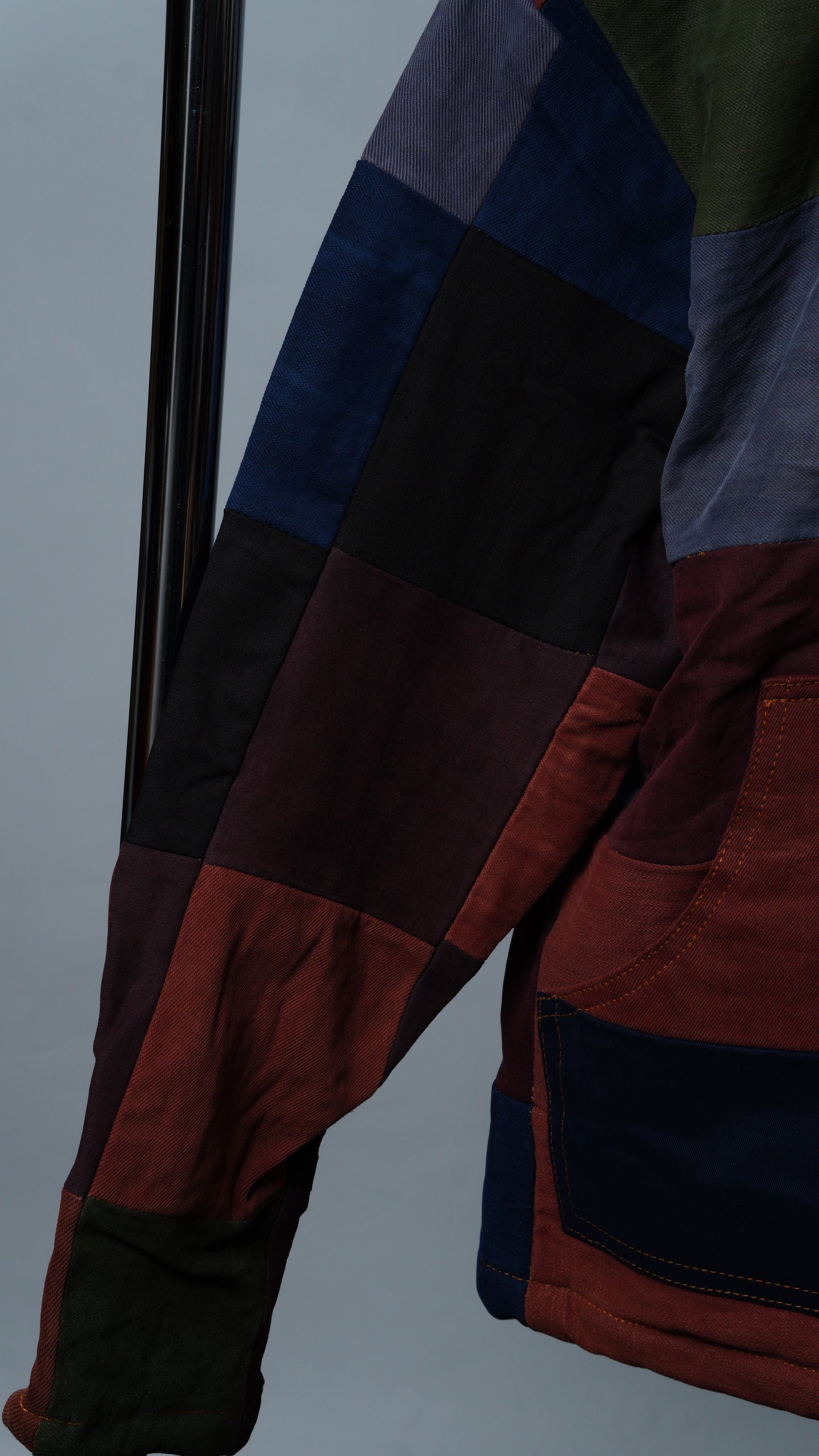Upcycled Patchwork Jacket Size S