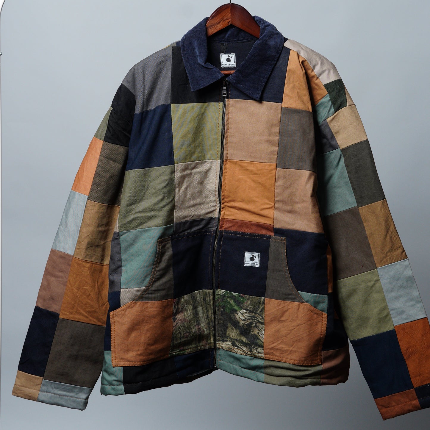 Upcycled Patchwork Jacket Size L