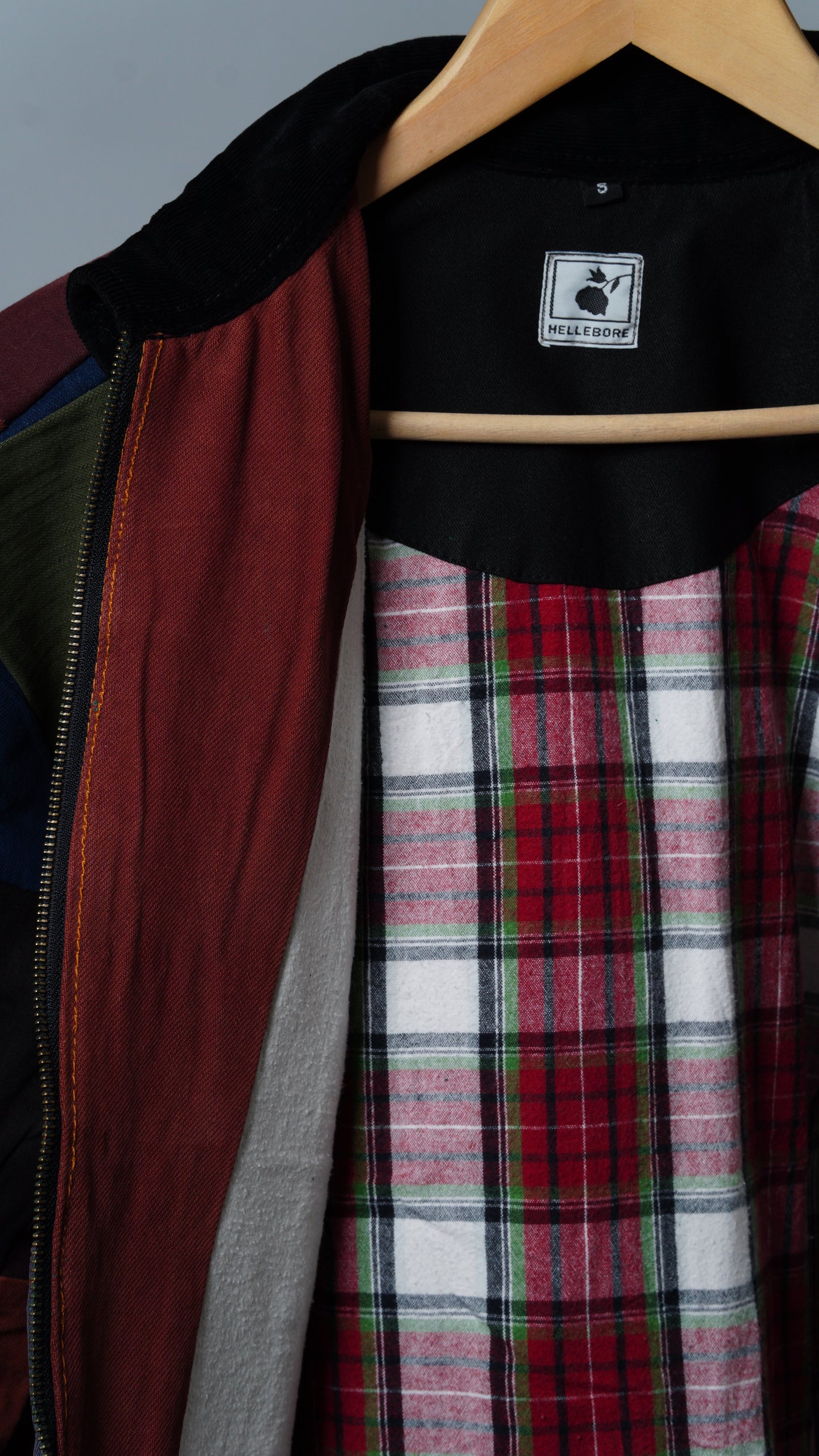 Upcycled Patchwork Jacket Size S