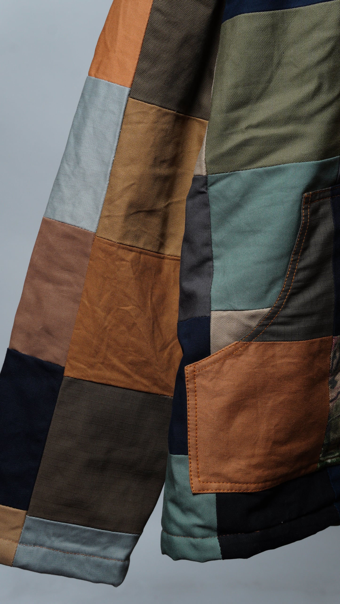 Upcycled Patchwork Jacket Size L