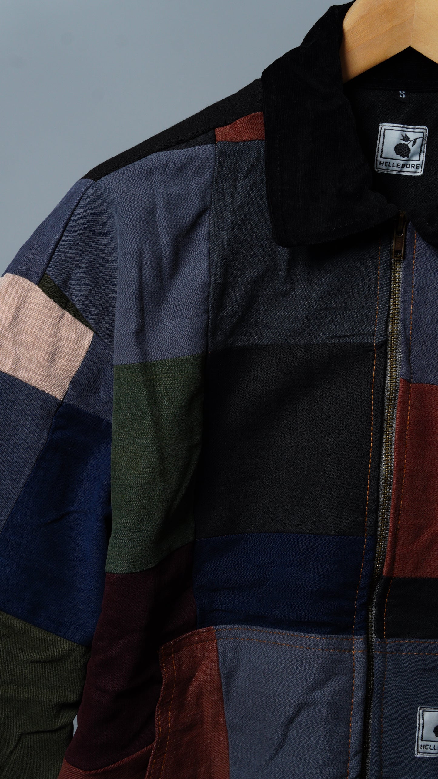 Upcycled Patchwork Jacket Size S