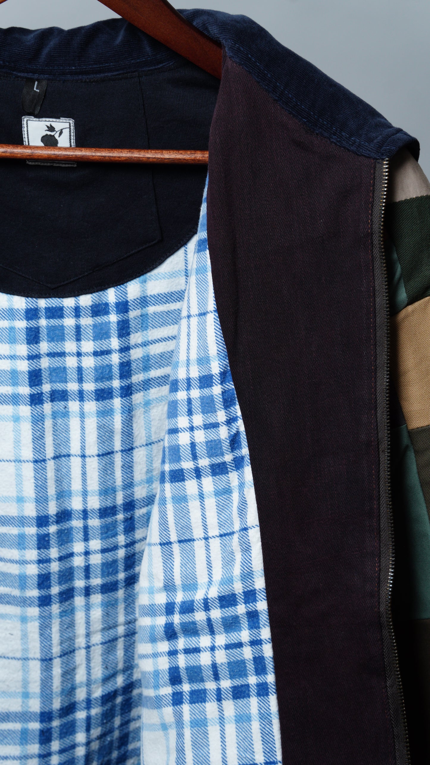 Upcycled Patchwork Jacket Size L