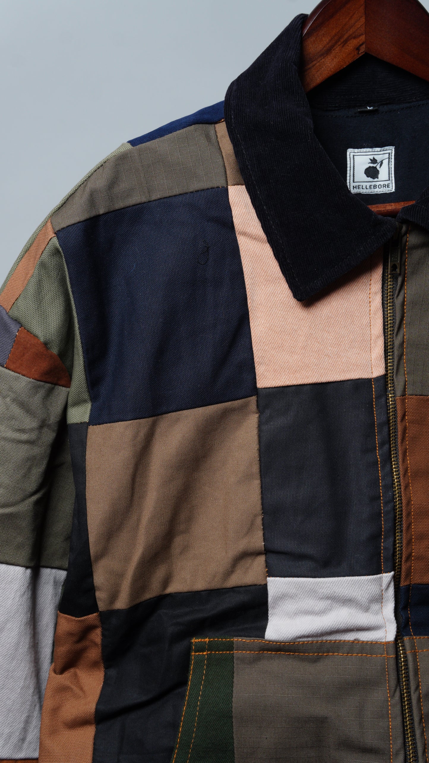 Upcycled Patchwork Jacket Size L