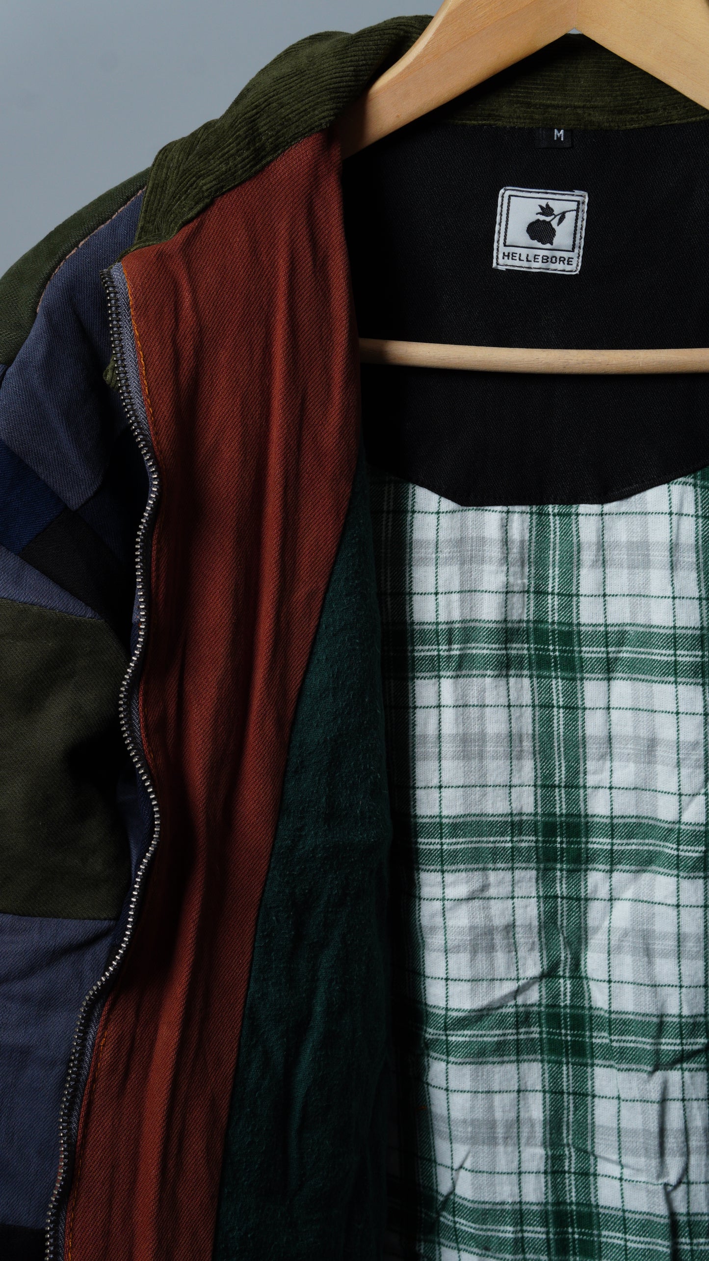 Upcycled Patchwork Jacket Size M