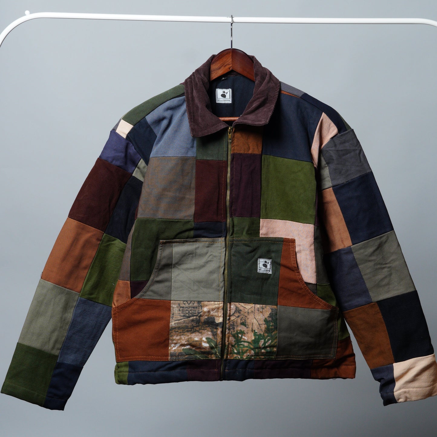 Upcycled Patchwork Jacket Size S